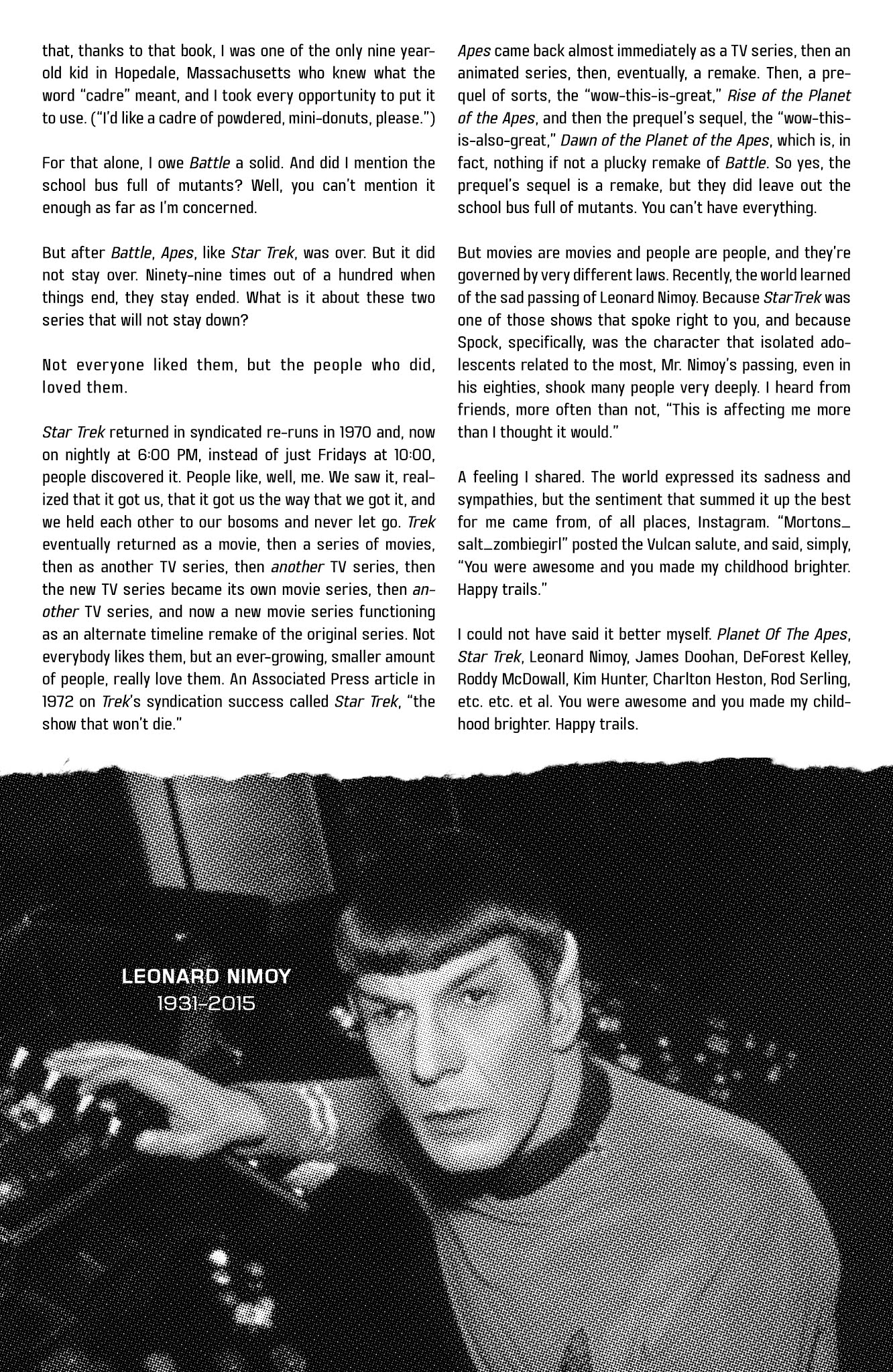 Read online Star Trek/Planet of the Apes: The Primate Directive comic -  Issue # _TPB - 131