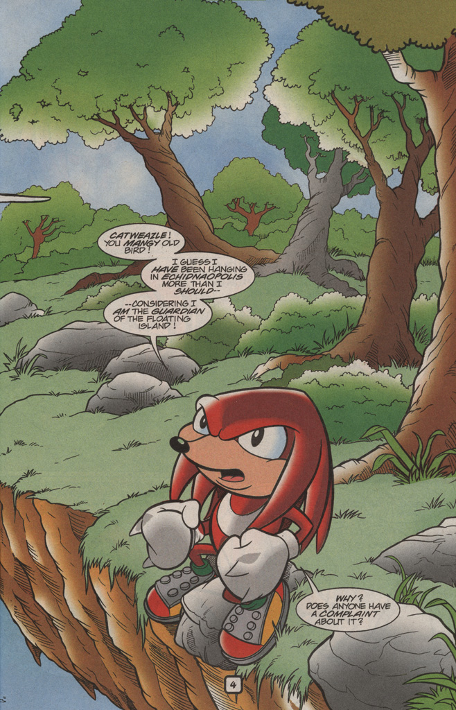 Read online Knuckles the Echidna comic -  Issue #29 - 7