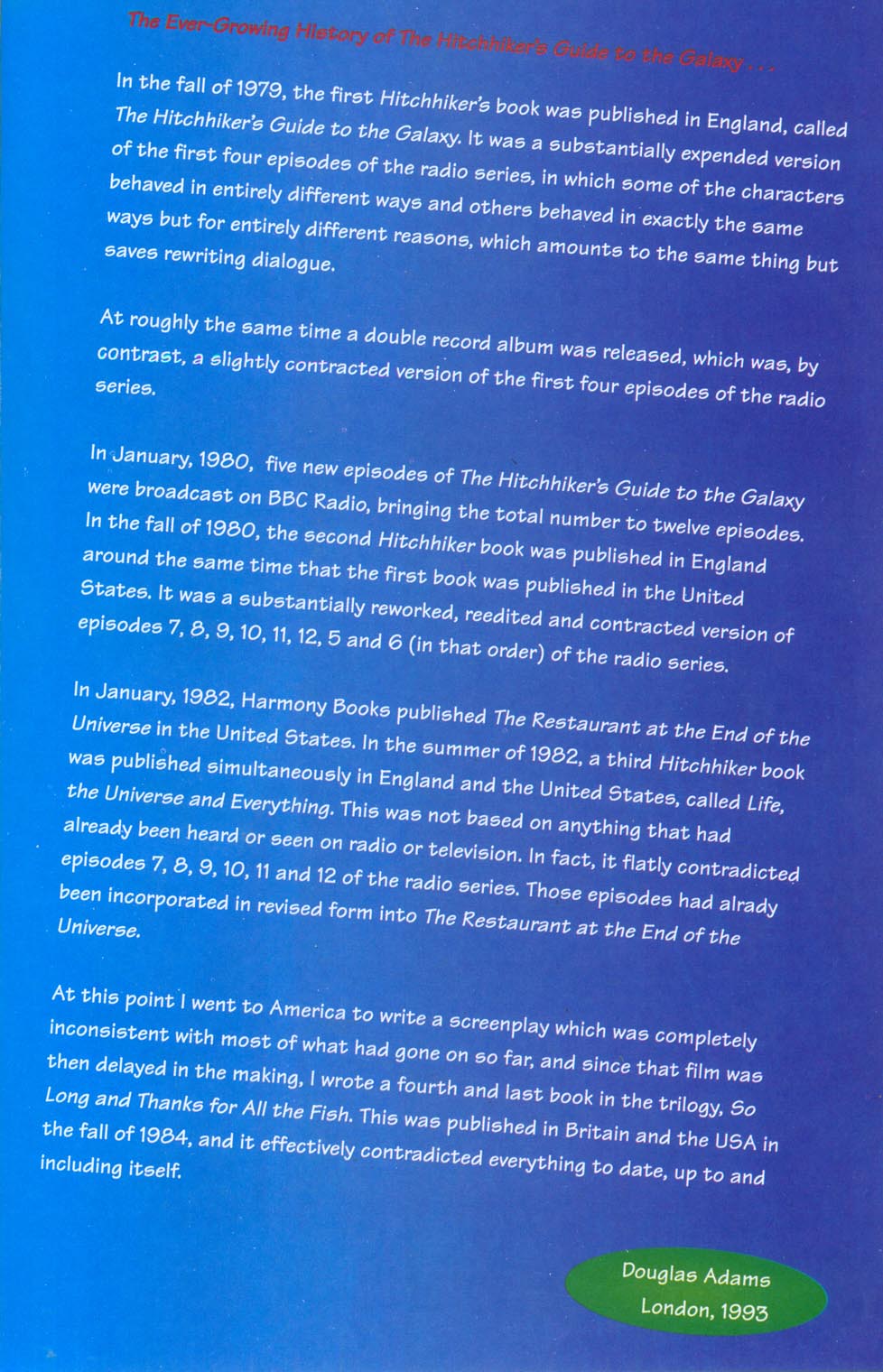 Read online Hitchhiker's Guide to the Galaxy comic -  Issue #3 - 5