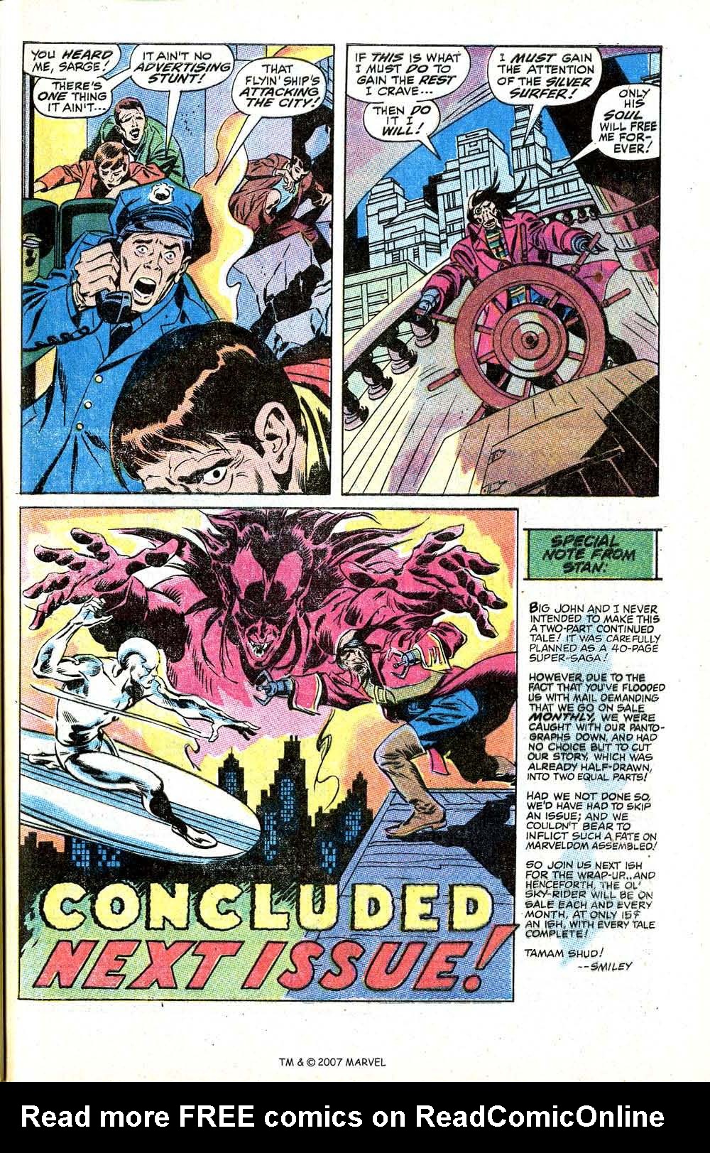Read online Silver Surfer (1968) comic -  Issue #8 - 29