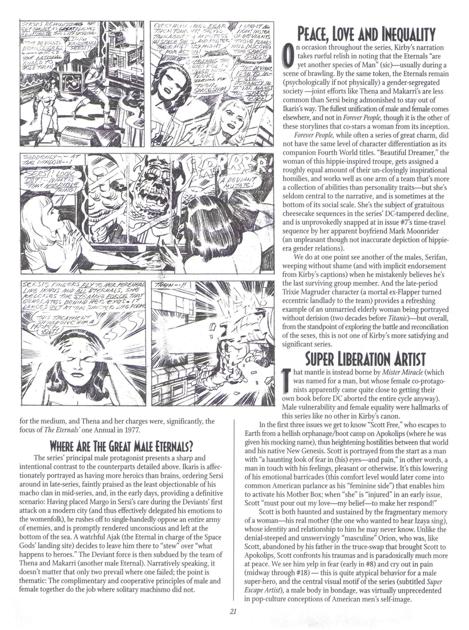 Read online The Jack Kirby Collector comic -  Issue #20 - 21