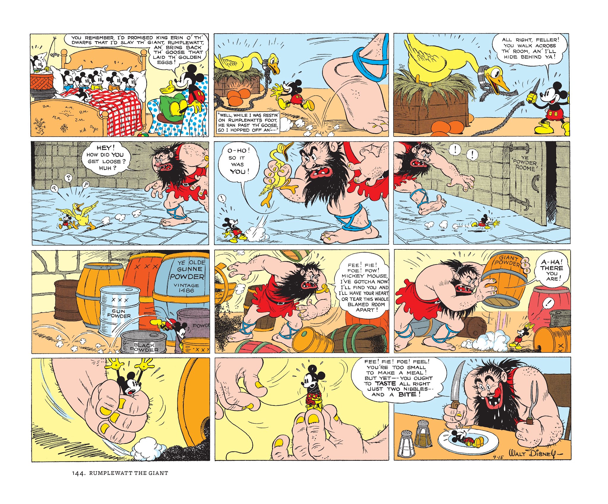 Read online Walt Disney's Mickey Mouse Color Sundays comic -  Issue # TPB 1 (Part 2) - 44