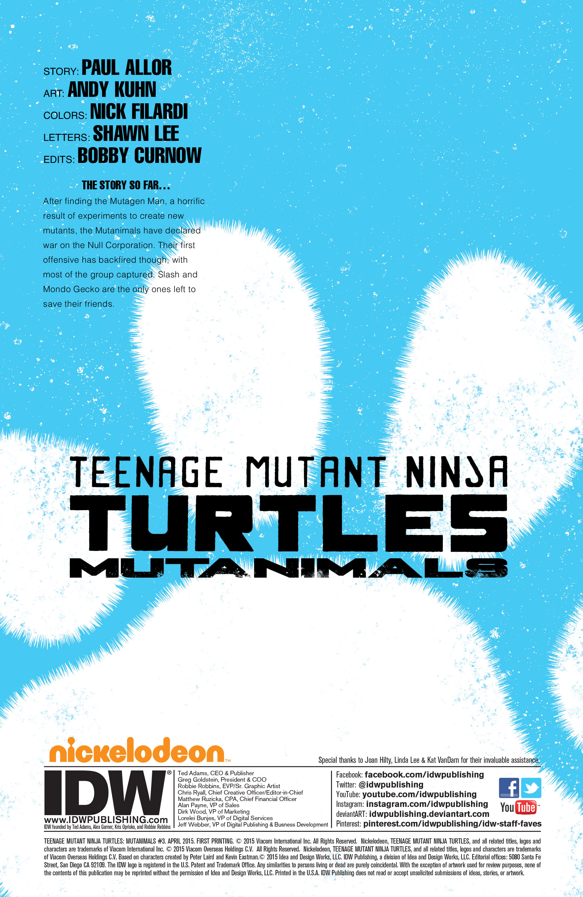 Read online Teenage Mutant Ninja Turtles: Mutanimals comic -  Issue #3 - 2