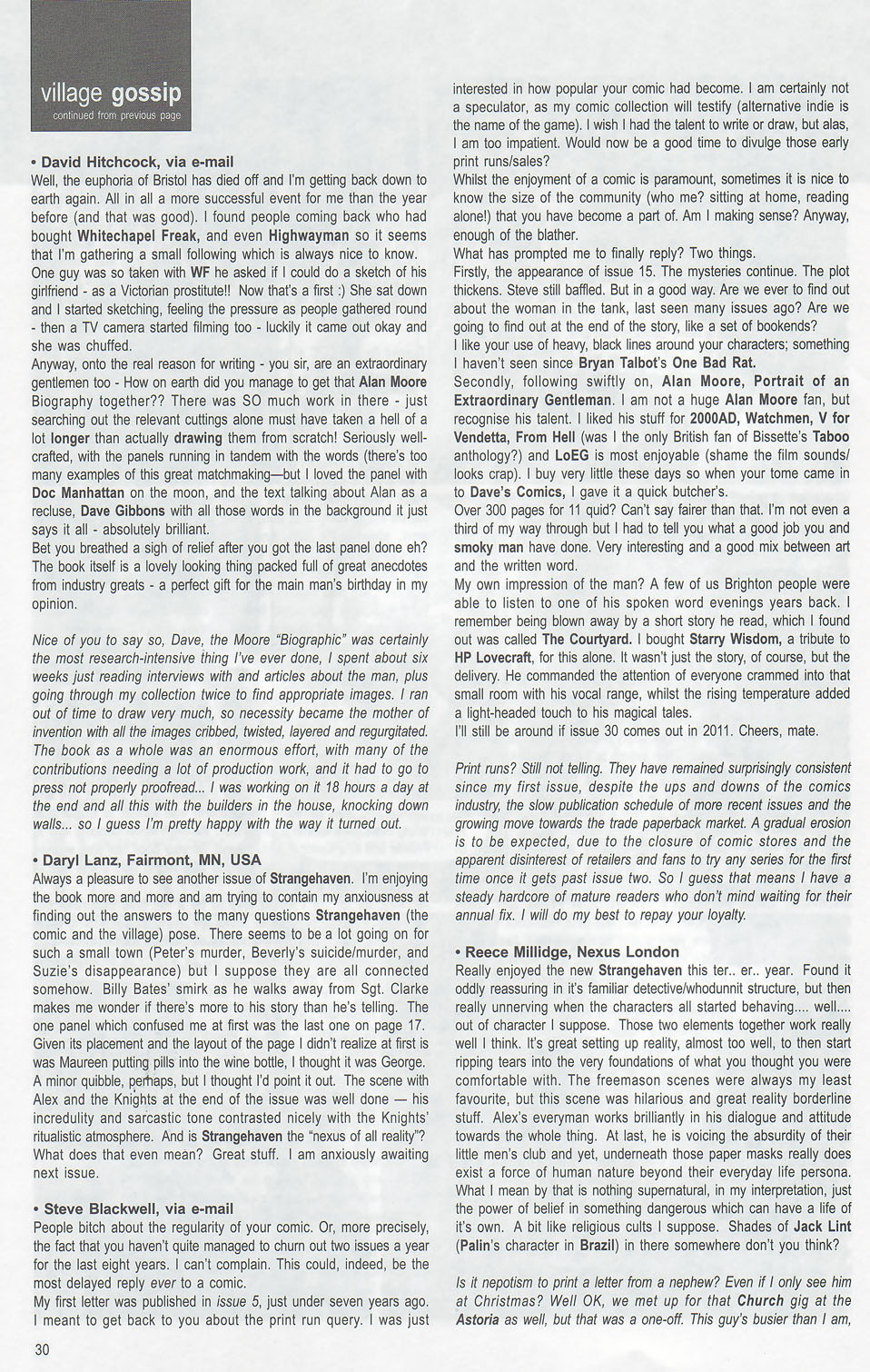 Read online Strangehaven comic -  Issue #16 - 30
