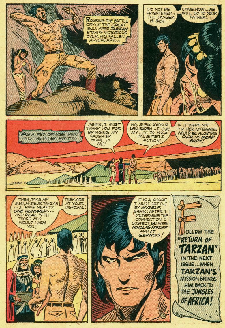 Read online Tarzan (1972) comic -  Issue #220 - 20