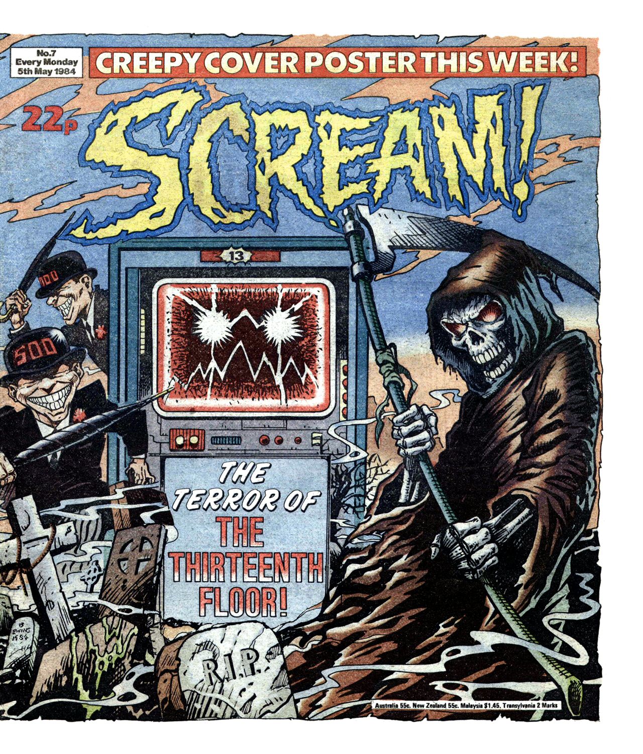 Read online Scream! (1984) comic -  Issue #7 - 1