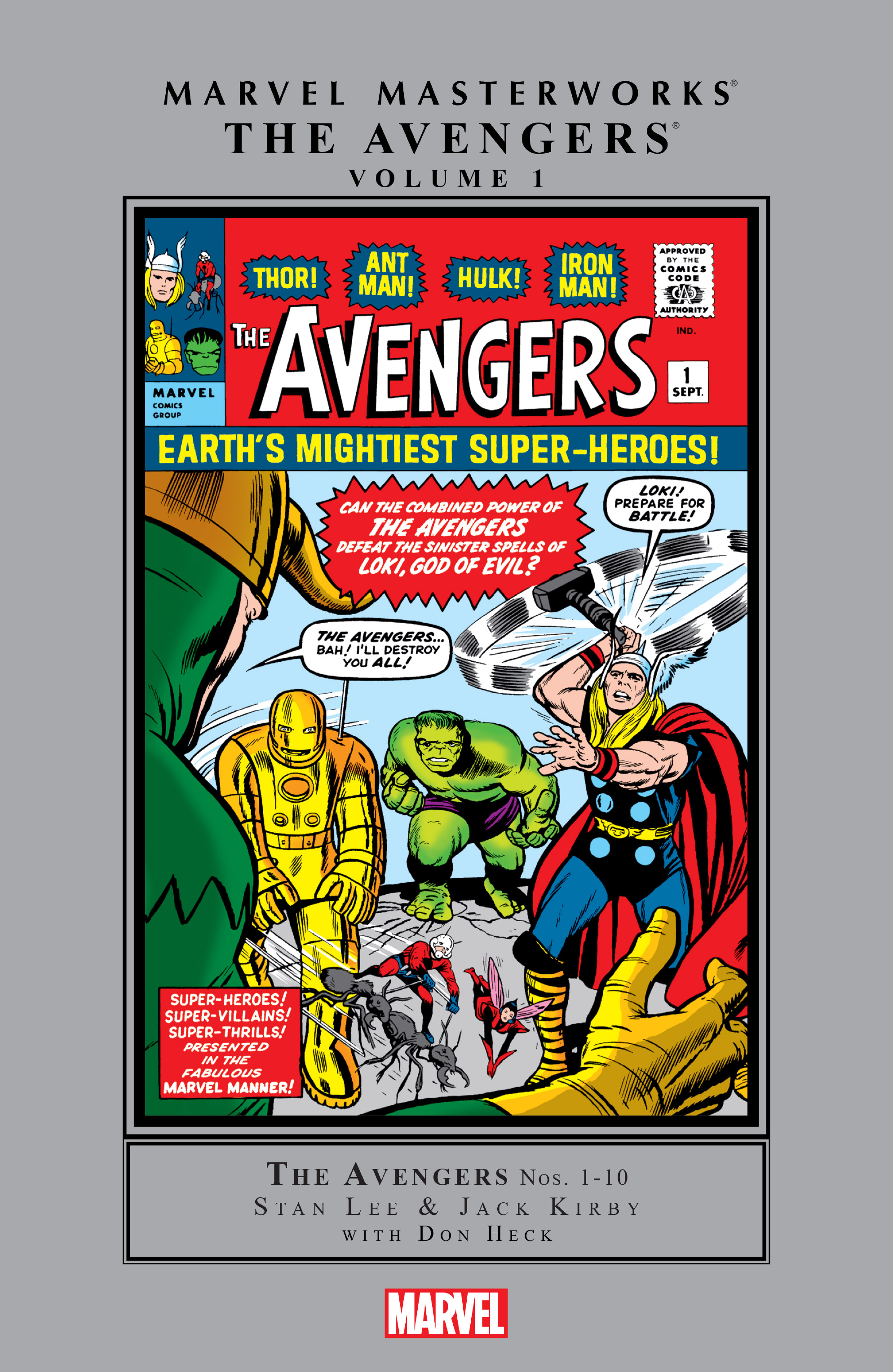 Read online Marvel Masterworks: The Avengers comic -  Issue # TPB 1 (Part 1) - 1
