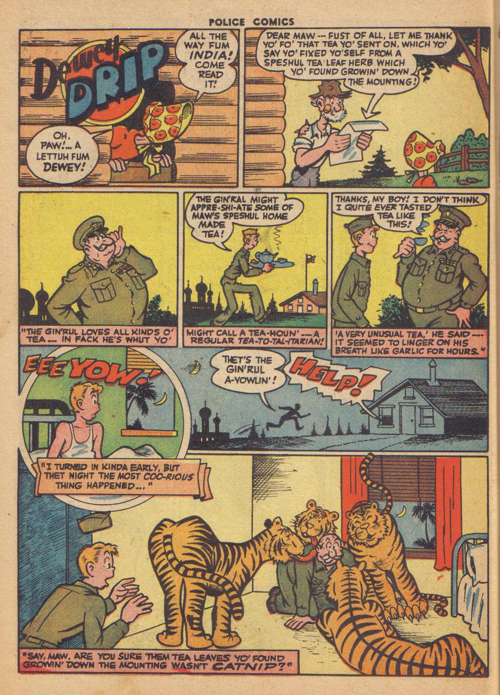 Read online Police Comics comic -  Issue #54 - 18