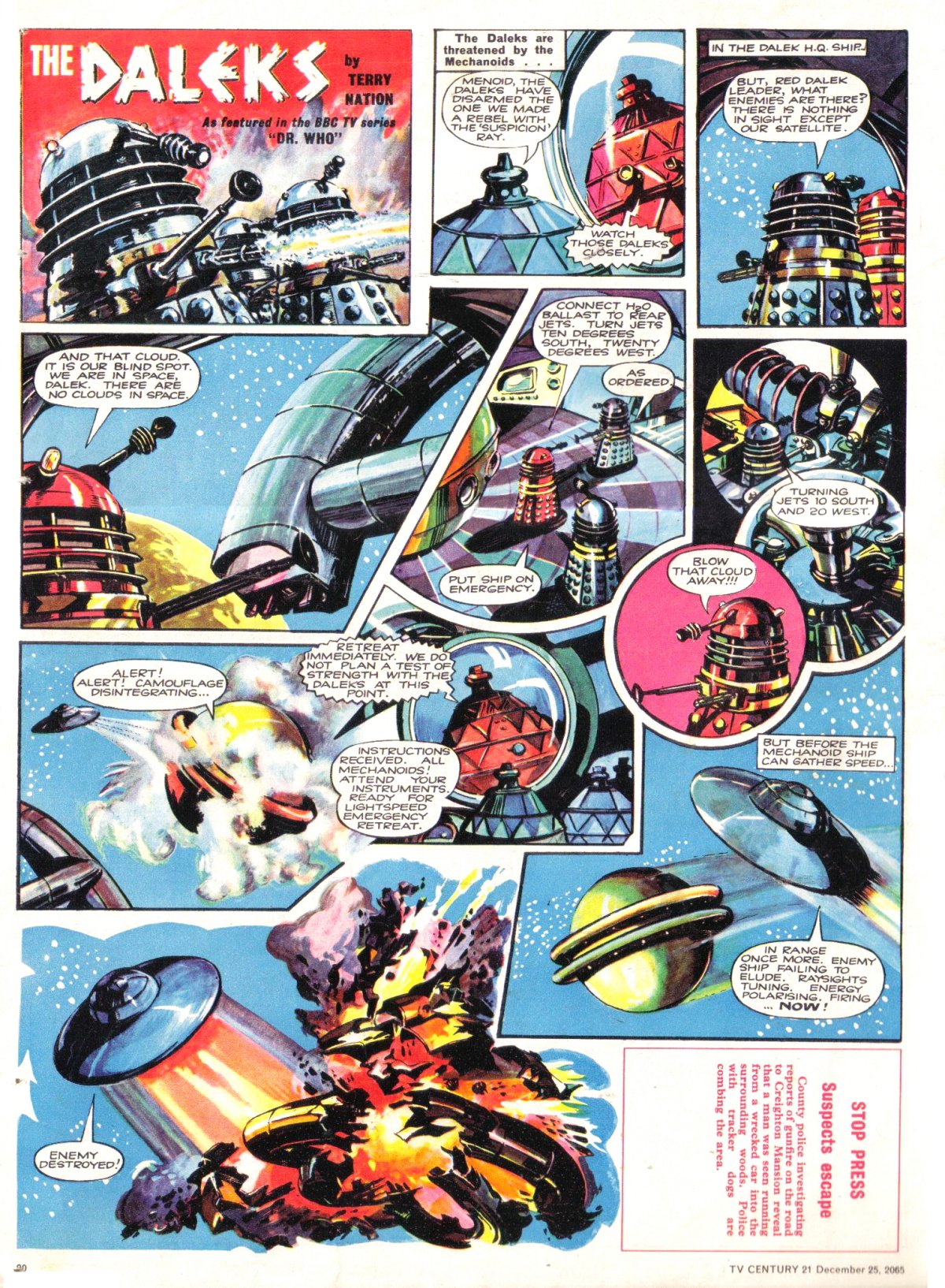 Read online TV Century 21 (TV 21) comic -  Issue #49 - 19