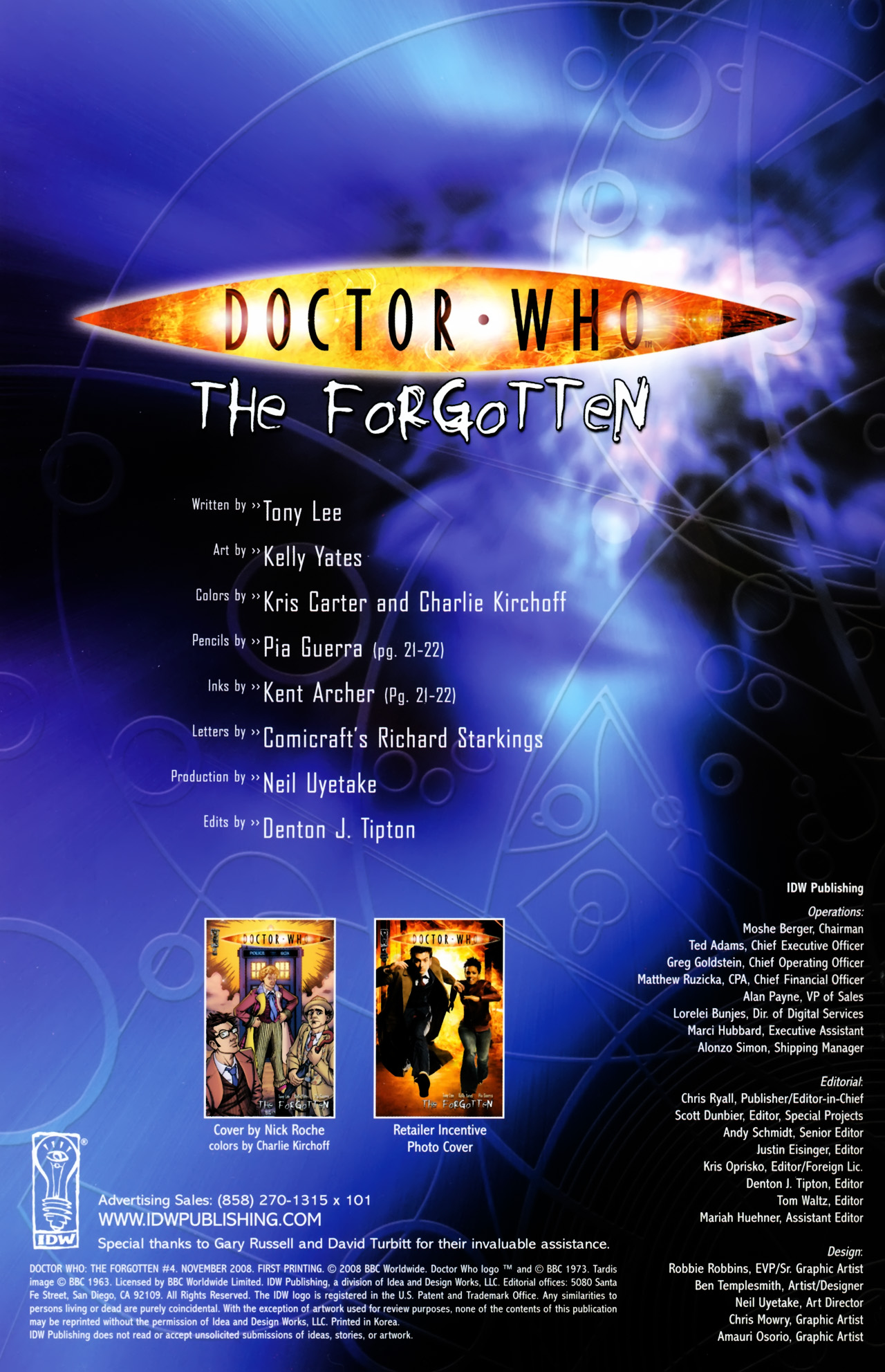 Read online Doctor Who: The Forgotten comic -  Issue #4 - 2