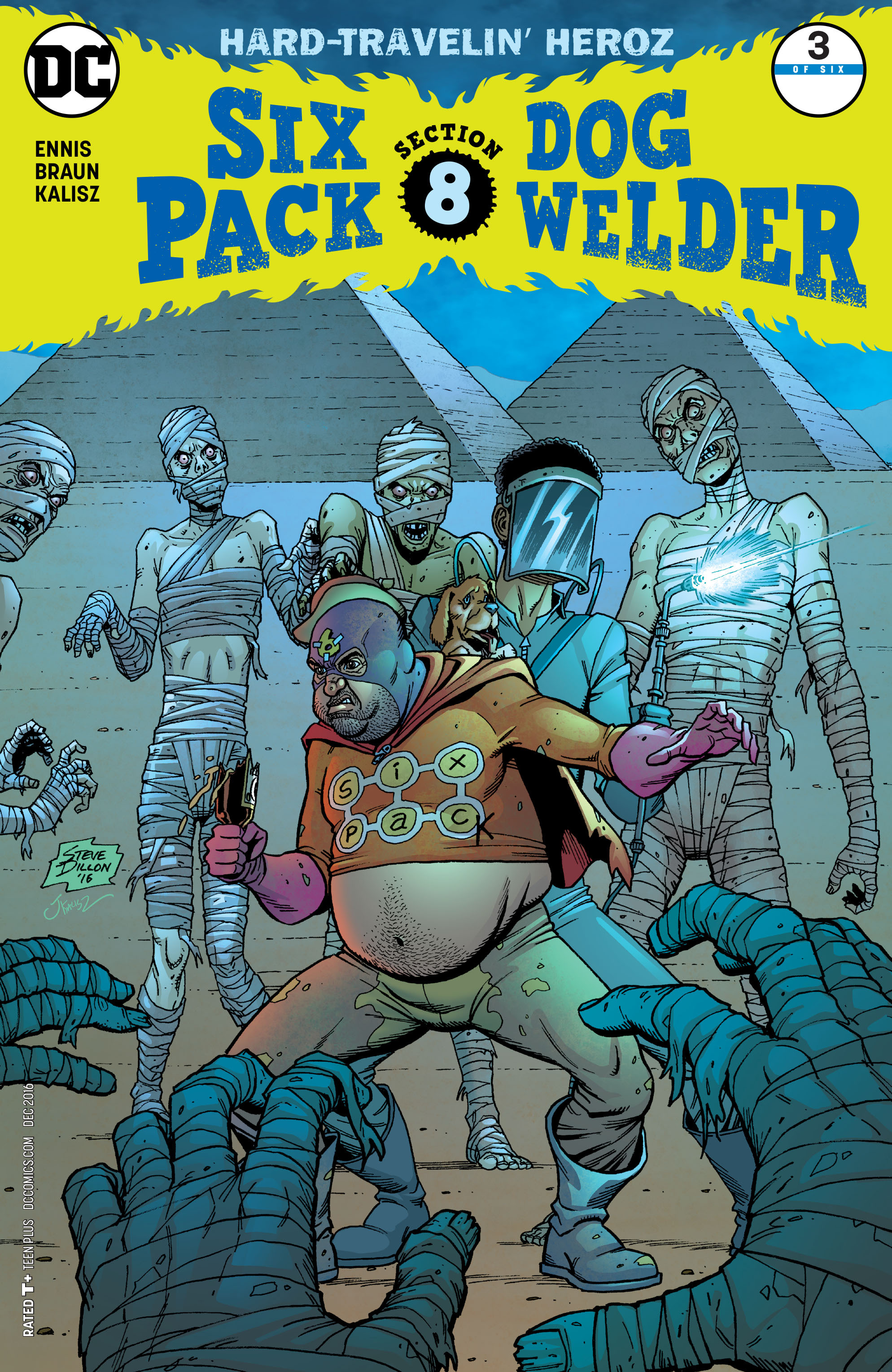 Read online Sixpack and Dogwelder: Hard Travelin' Heroz comic -  Issue #3 - 1