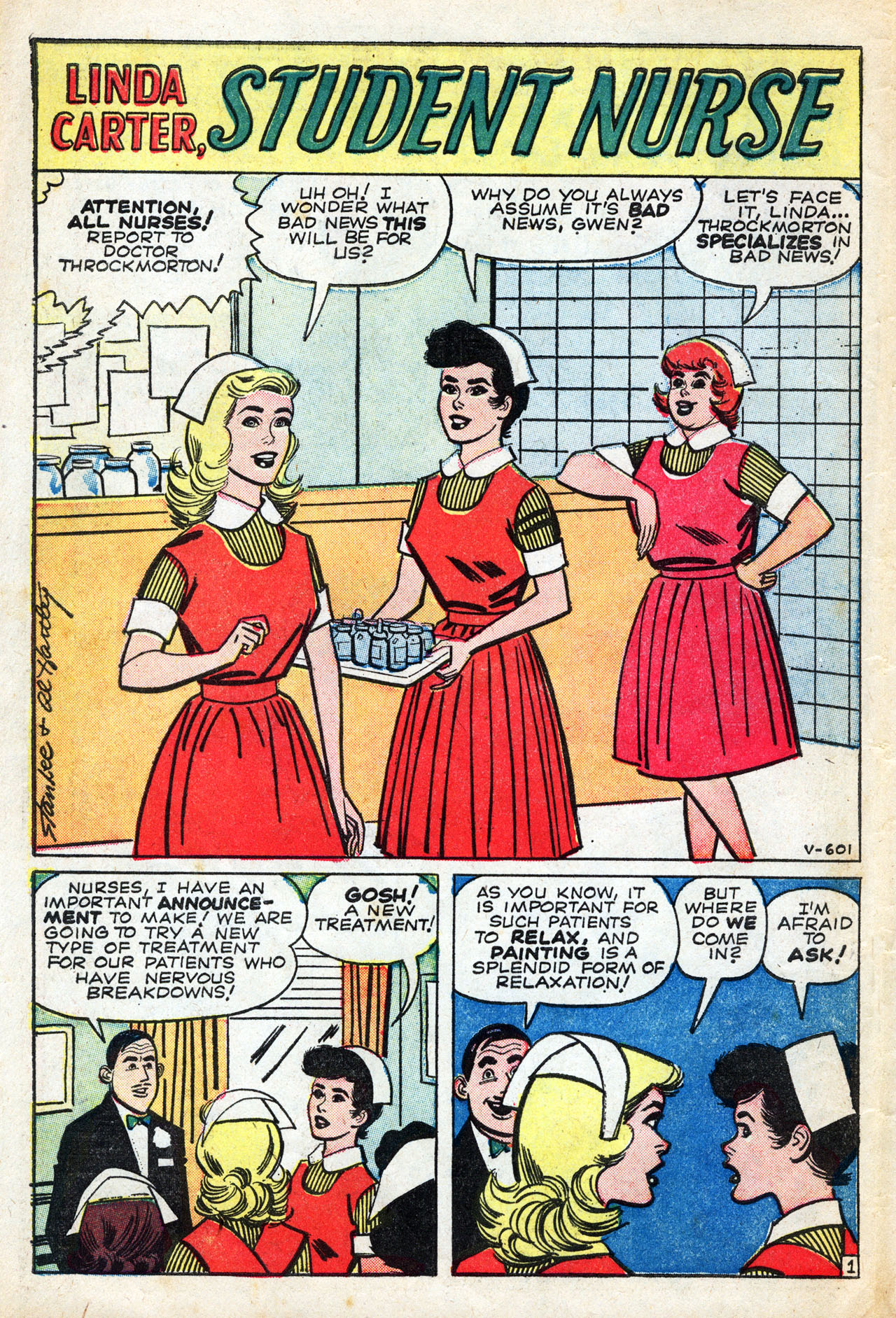 Read online Linda Carter, Student Nurse comic -  Issue #4 - 10