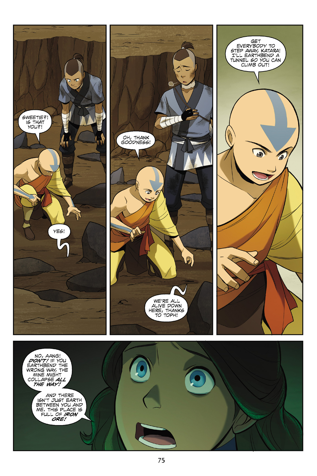 Read online Nickelodeon Avatar: The Last Airbender - The Rift comic -  Issue # Part 2 - 76