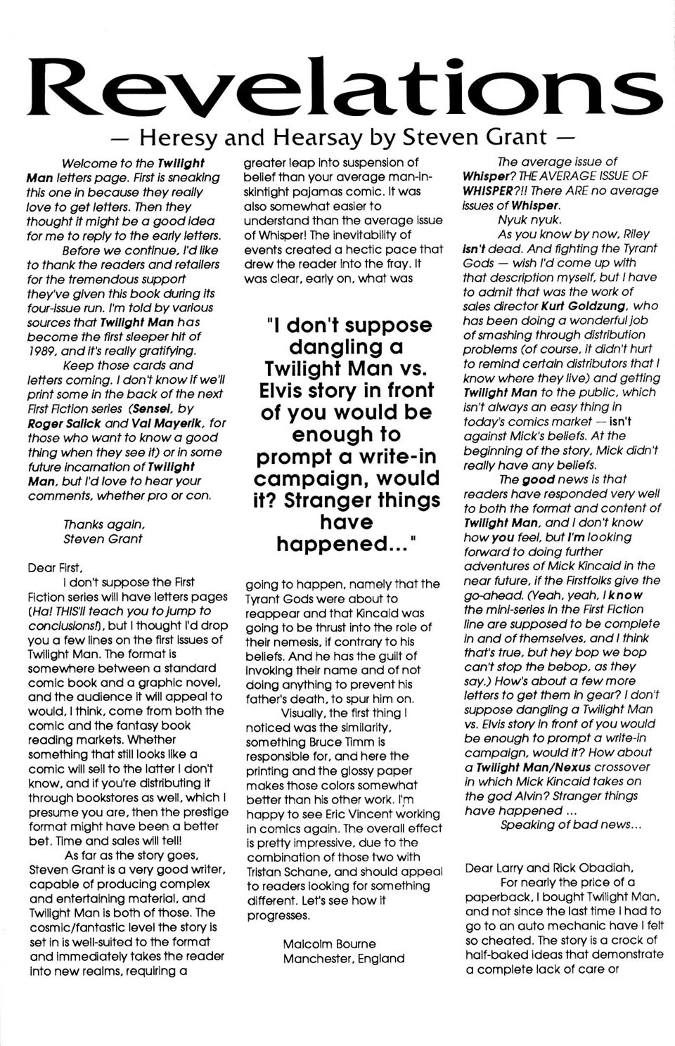 Read online Twilight Man comic -  Issue #4 - 30