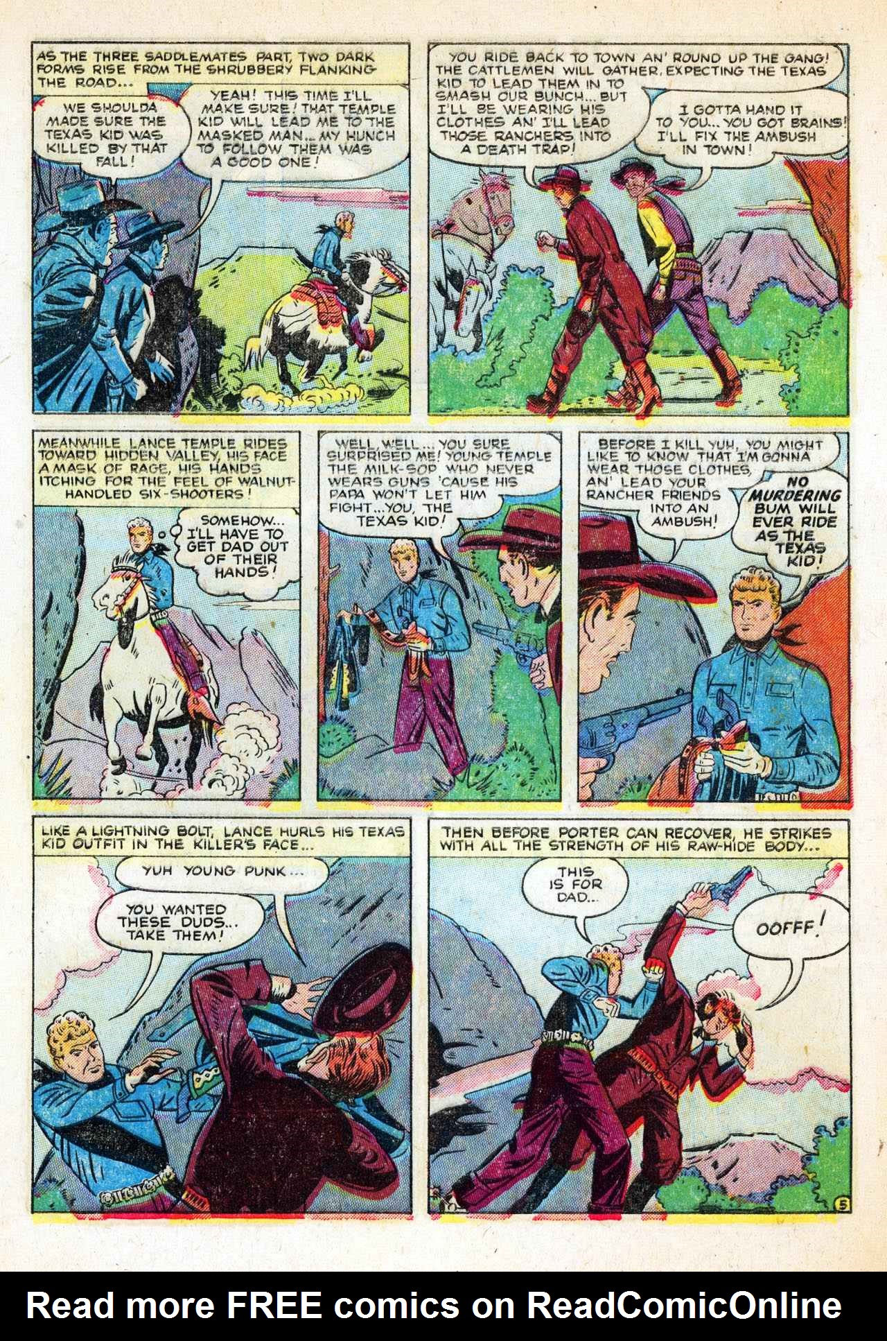 Read online Texas Kid comic -  Issue #8 - 7