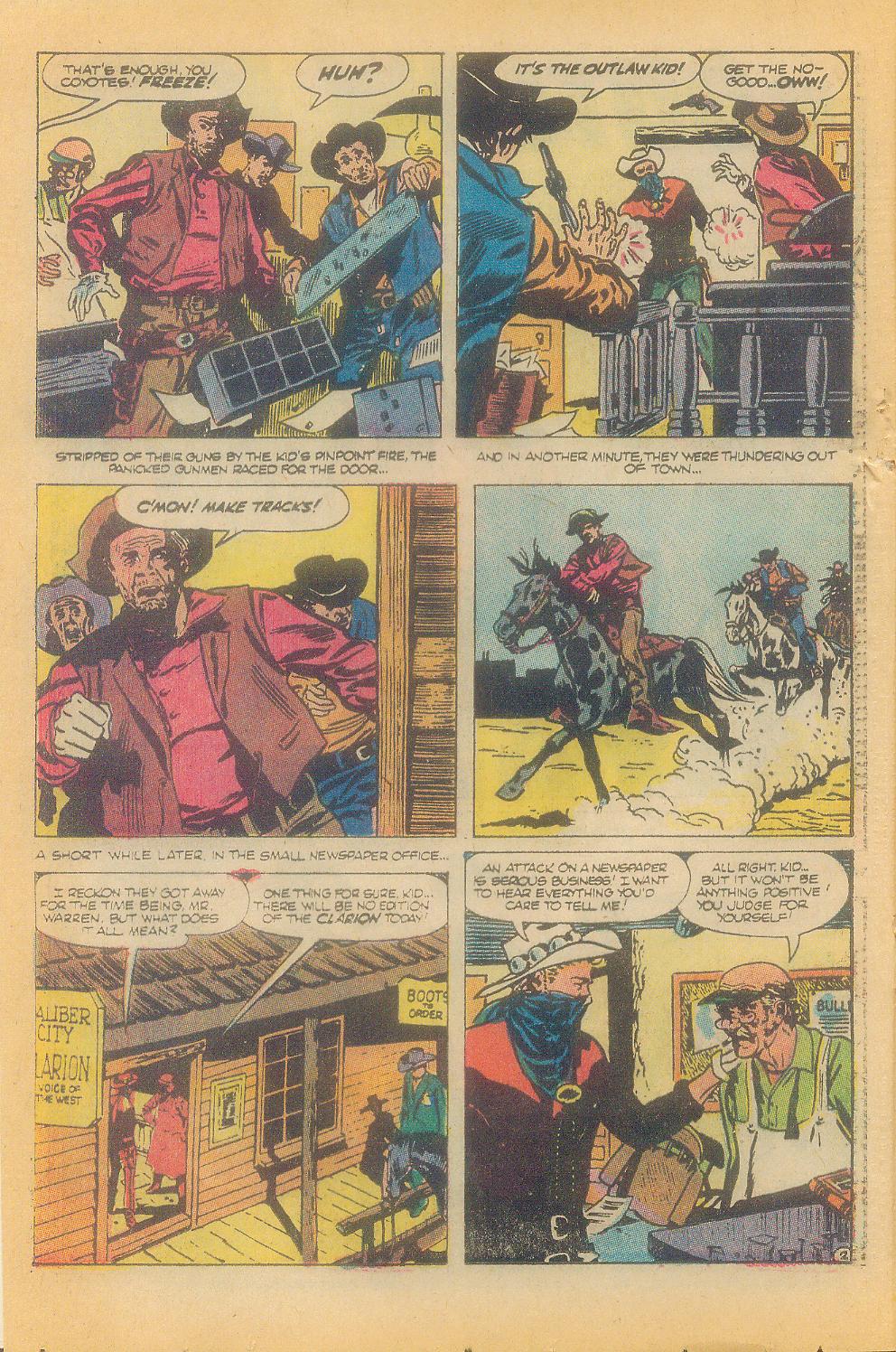 Read online The Outlaw Kid (1970) comic -  Issue #8 - 4