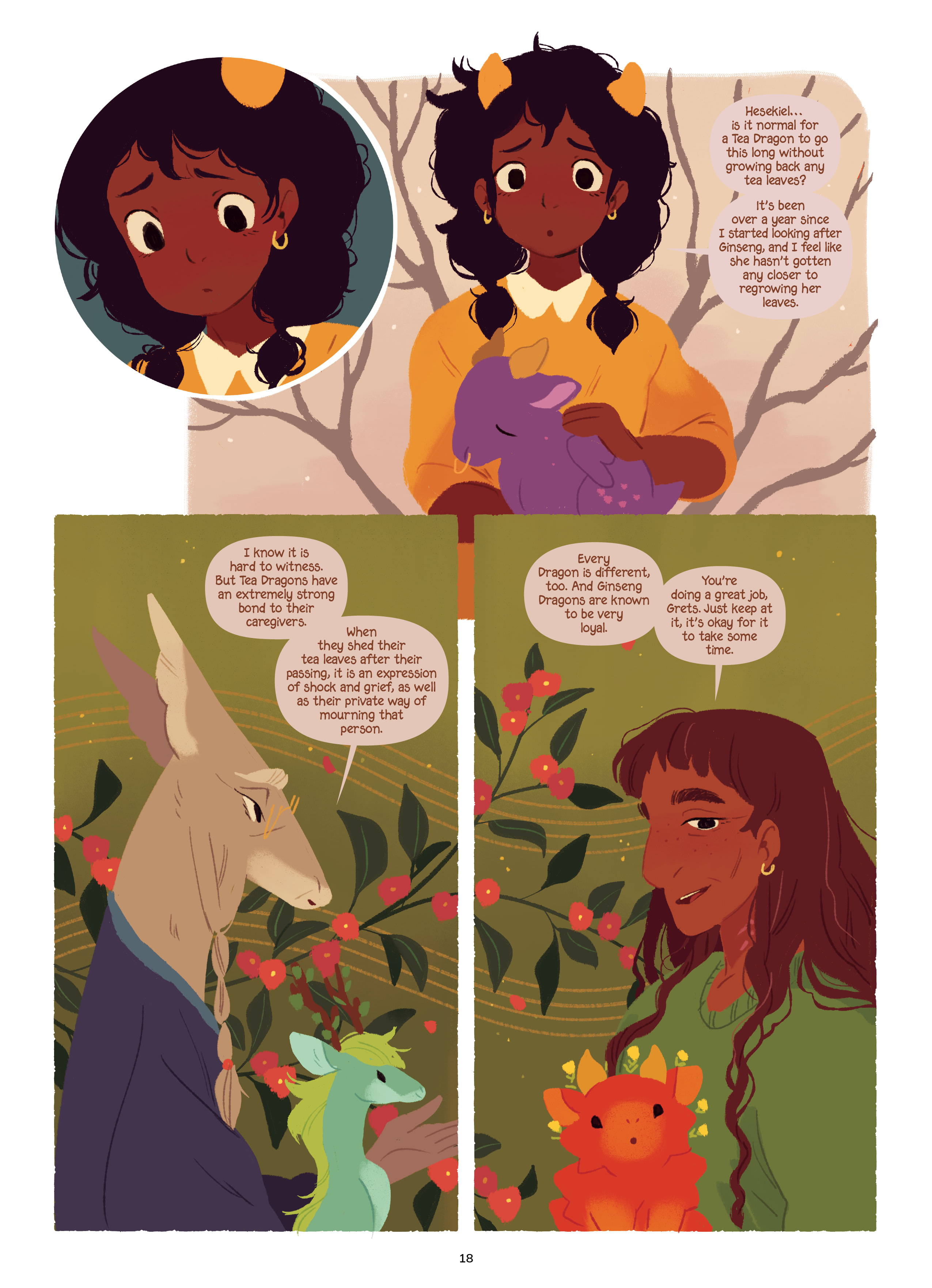 Read online The Tea Dragon Series comic -  Issue # The Tea Dragon Tapestry - 19