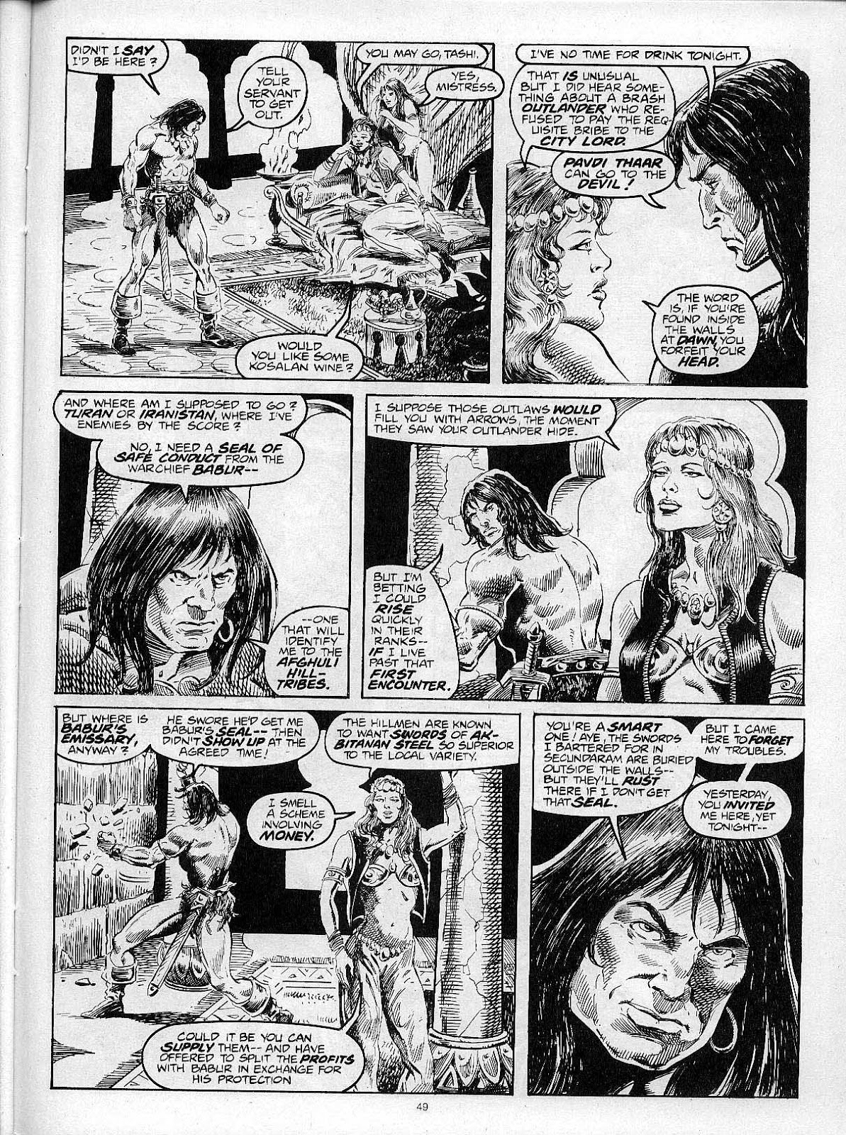 The Savage Sword Of Conan issue 204 - Page 51