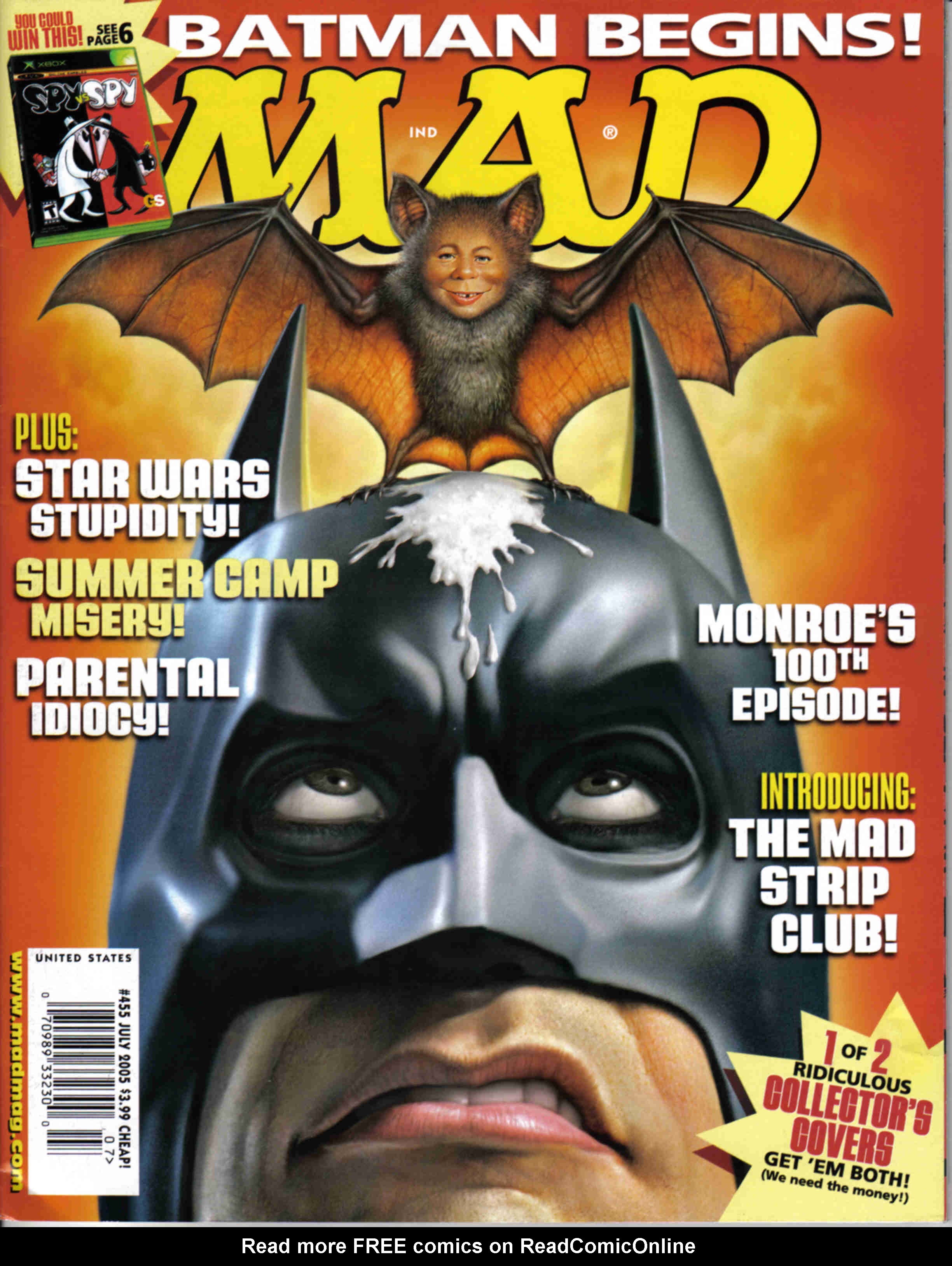 Read online MAD comic -  Issue #455 - 1