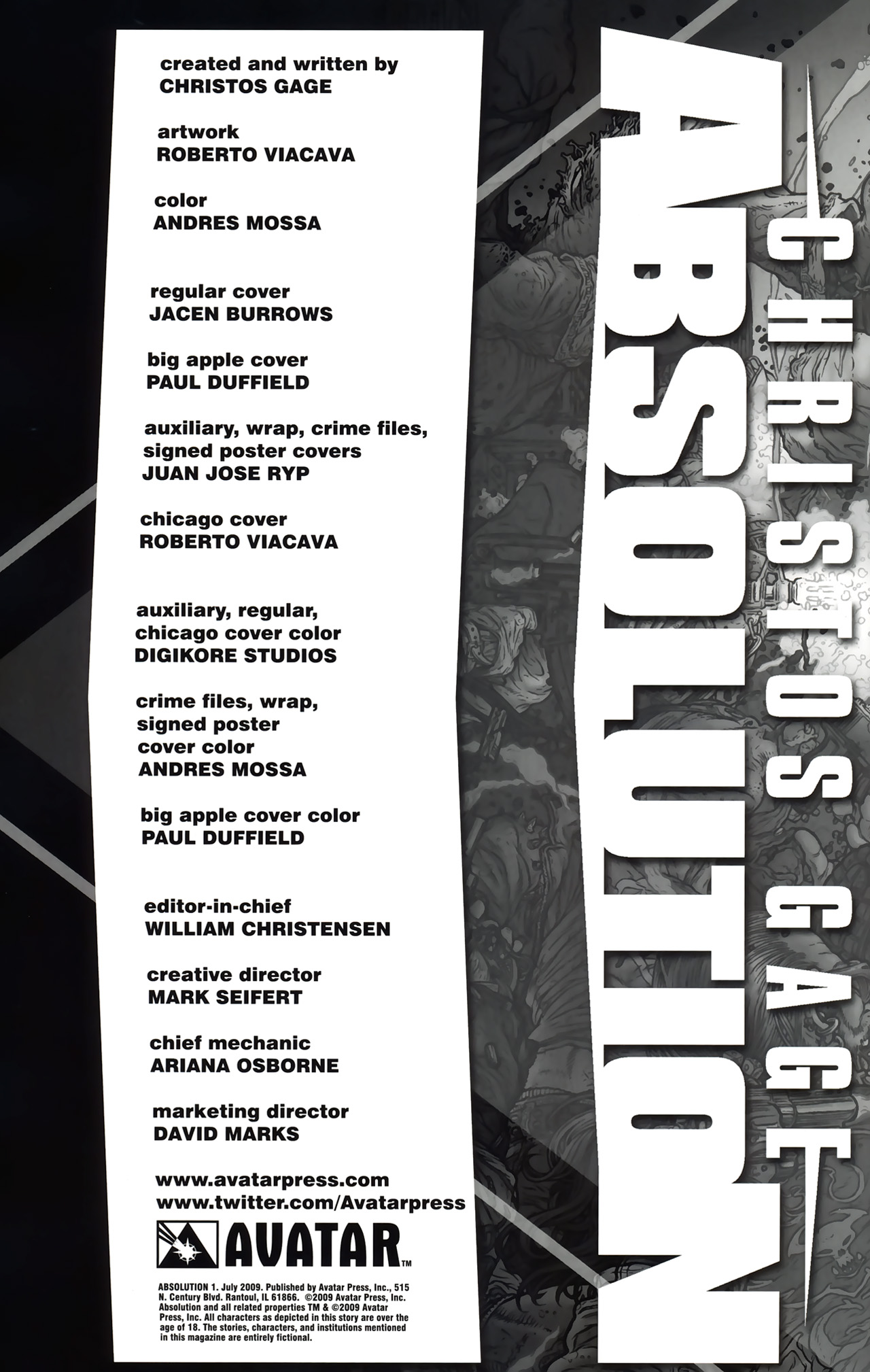 Read online Absolution comic -  Issue #1 - 3