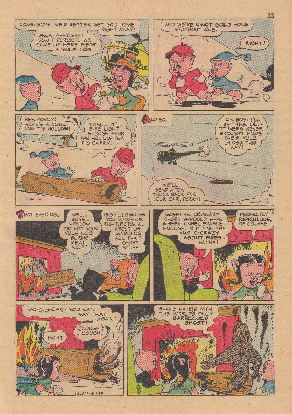 Read online Bugs Bunny's Christmas Funnies comic -  Issue # TPB 2 - 35