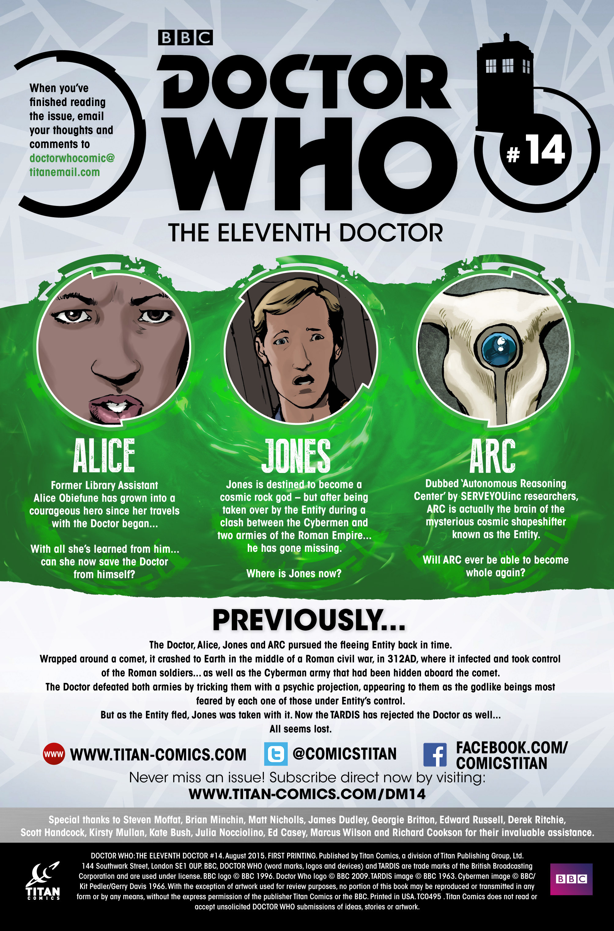 Read online Doctor Who: The Eleventh Doctor comic -  Issue #14 - 3