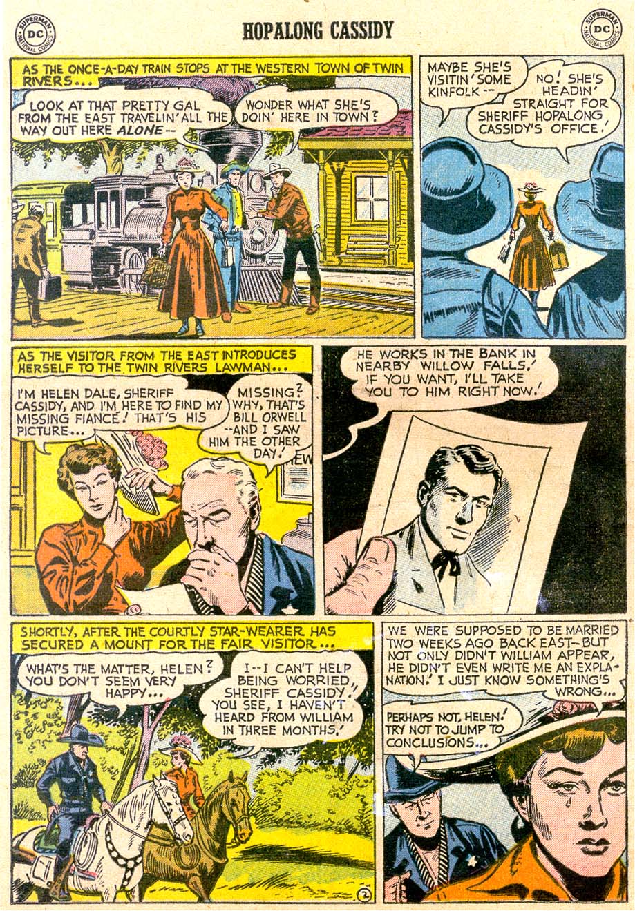 Read online Hopalong Cassidy comic -  Issue #110 - 16