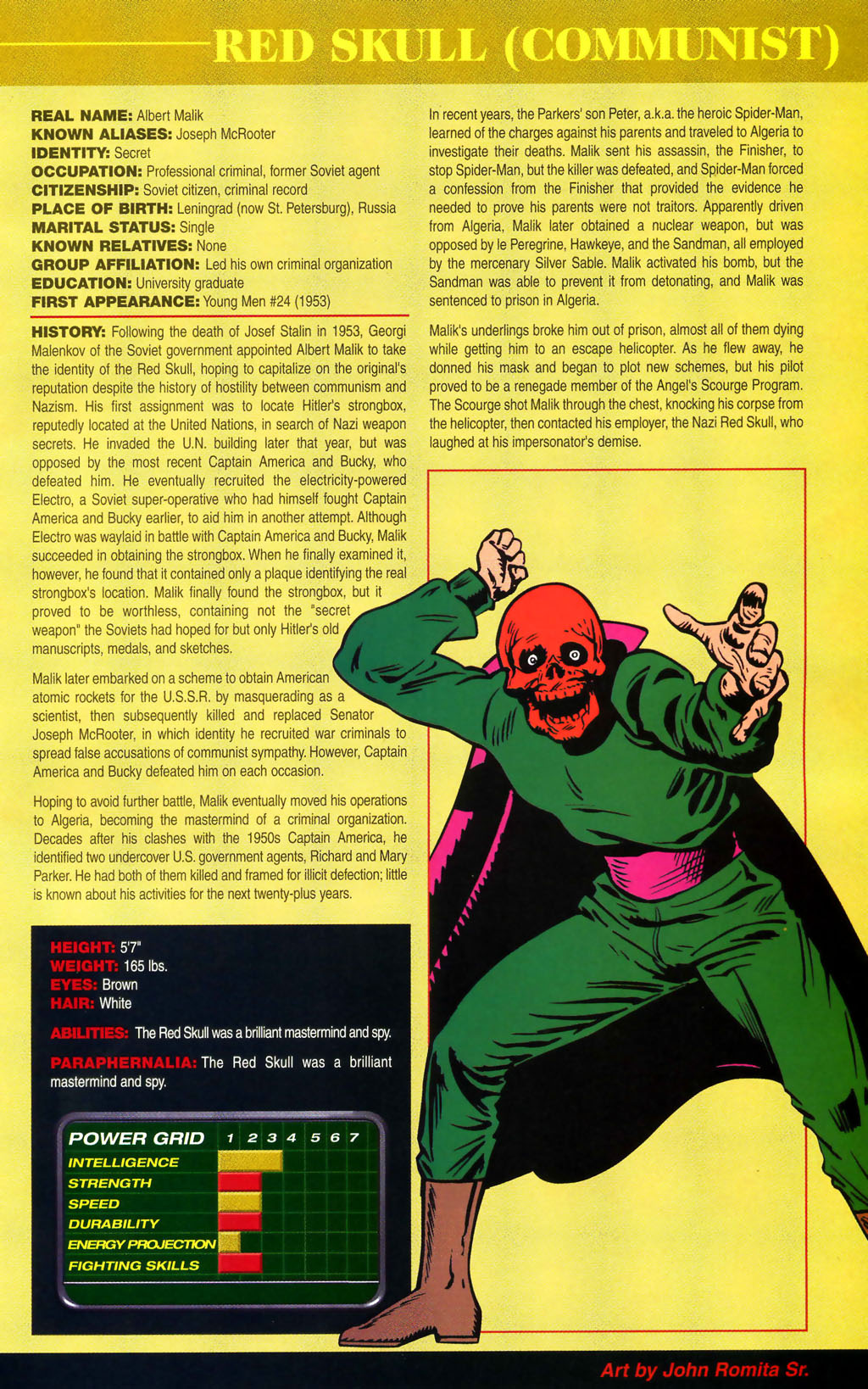 Read online The Official Handbook of the Marvel Universe: Golden Age comic -  Issue # Full - 33