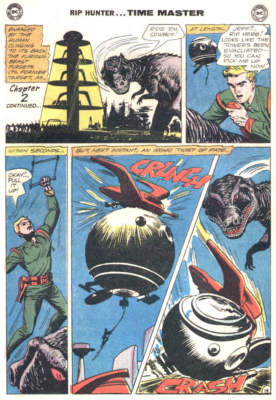 Read online Rip Hunter...Time Master comic -  Issue #18 - 19