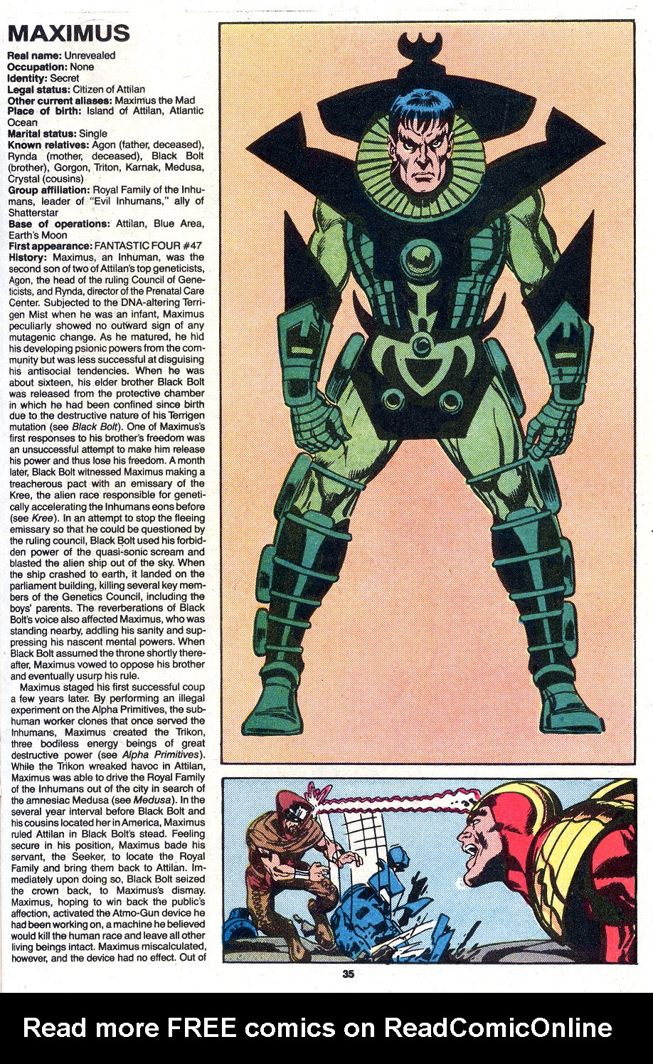 The Official Handbook of the Marvel Universe Deluxe Edition issue 8 - Page 37
