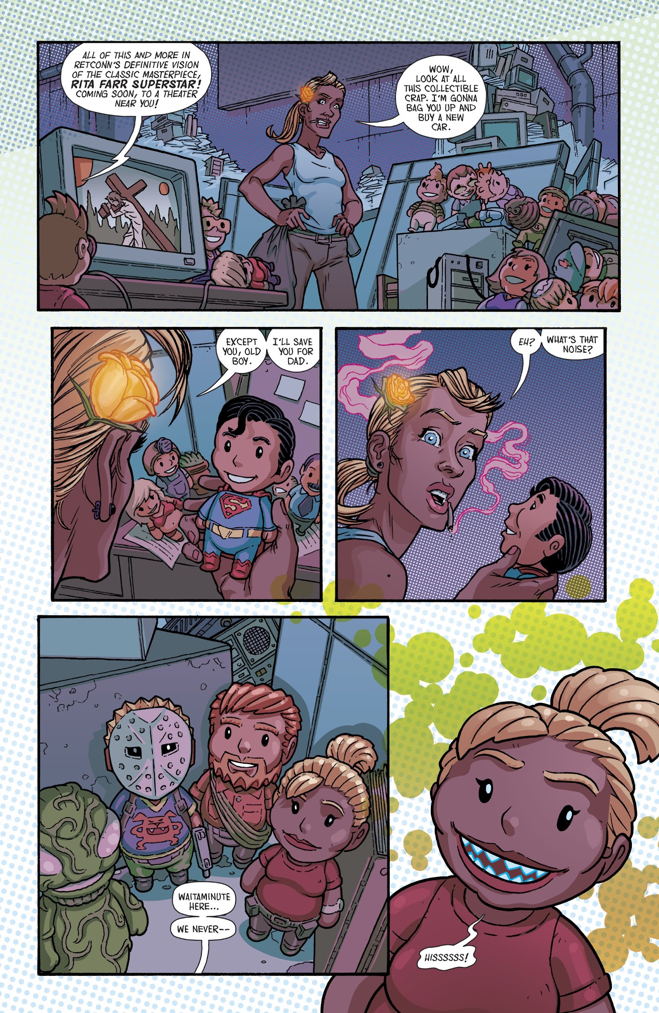 Read online Cave Carson Has a Cybernetic Eye/Swamp Thing Special comic -  Issue # Full - 21