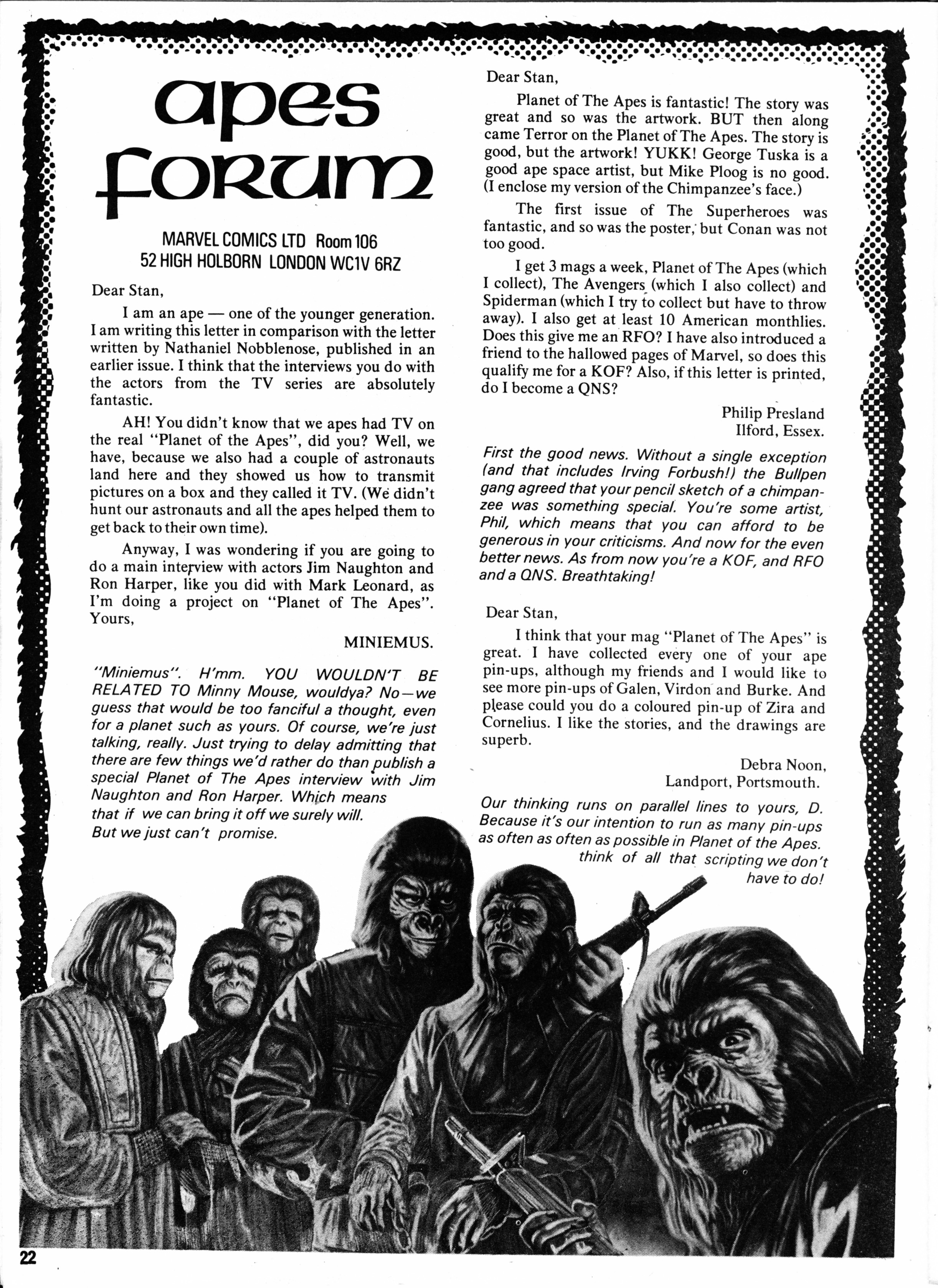Read online Planet of the Apes (1974) comic -  Issue #32 - 22