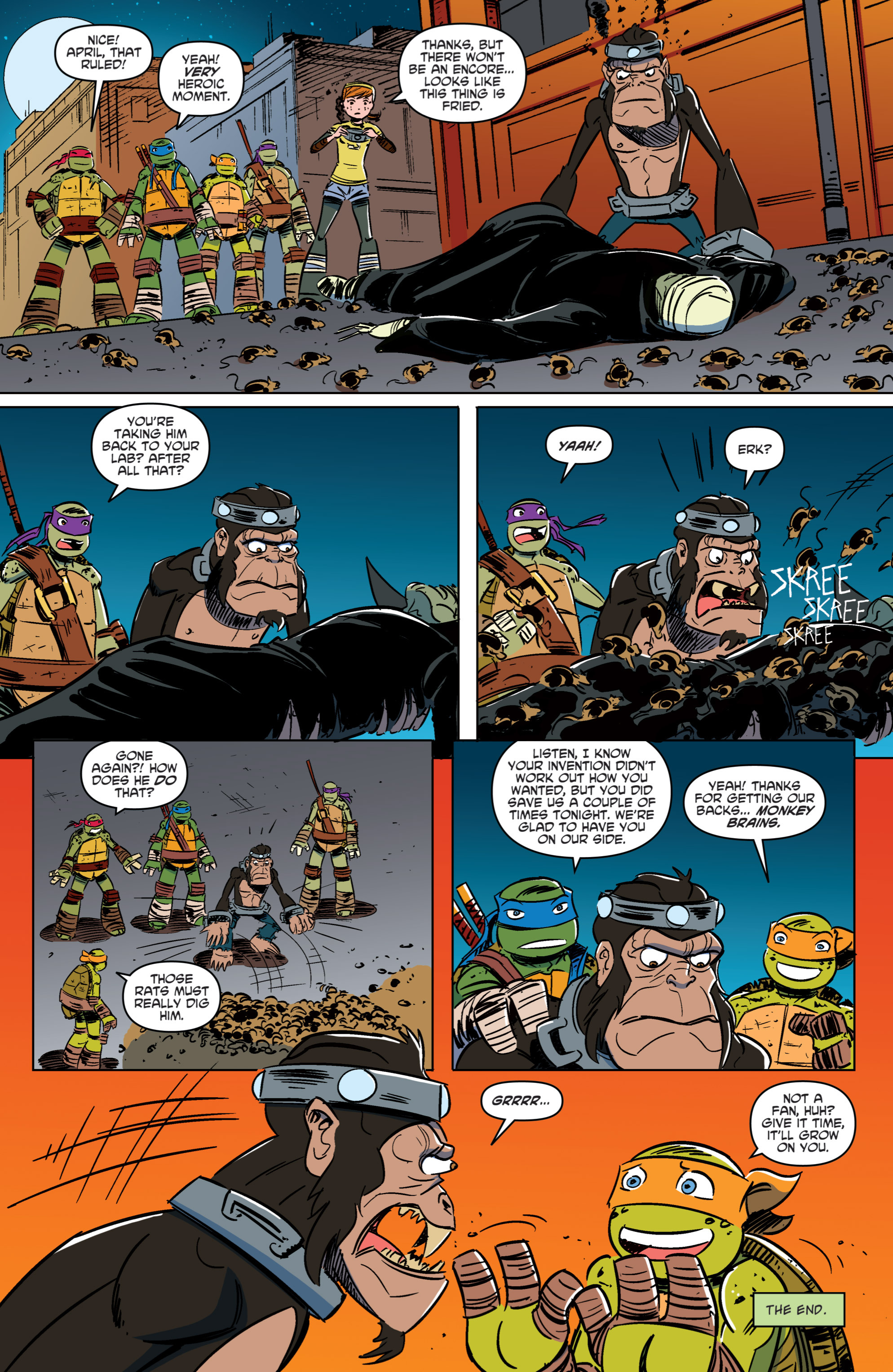 Read online Teenage Mutant Ninja Turtles New Animated Adventures comic -  Issue #8 - 23