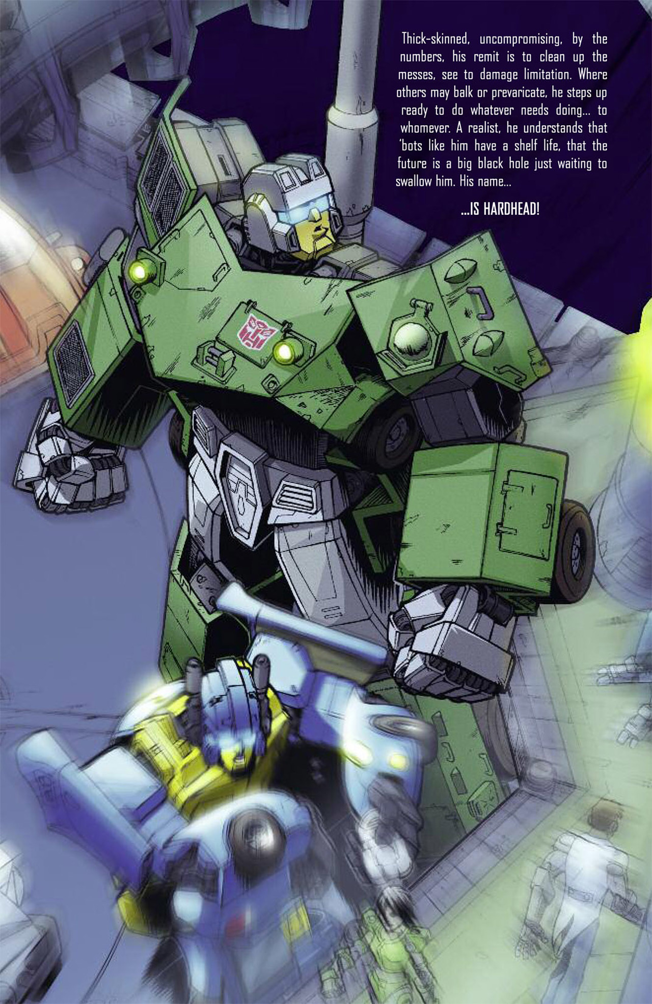 Read online Transformers Spotlight: Hardhead comic -  Issue # Full - 4
