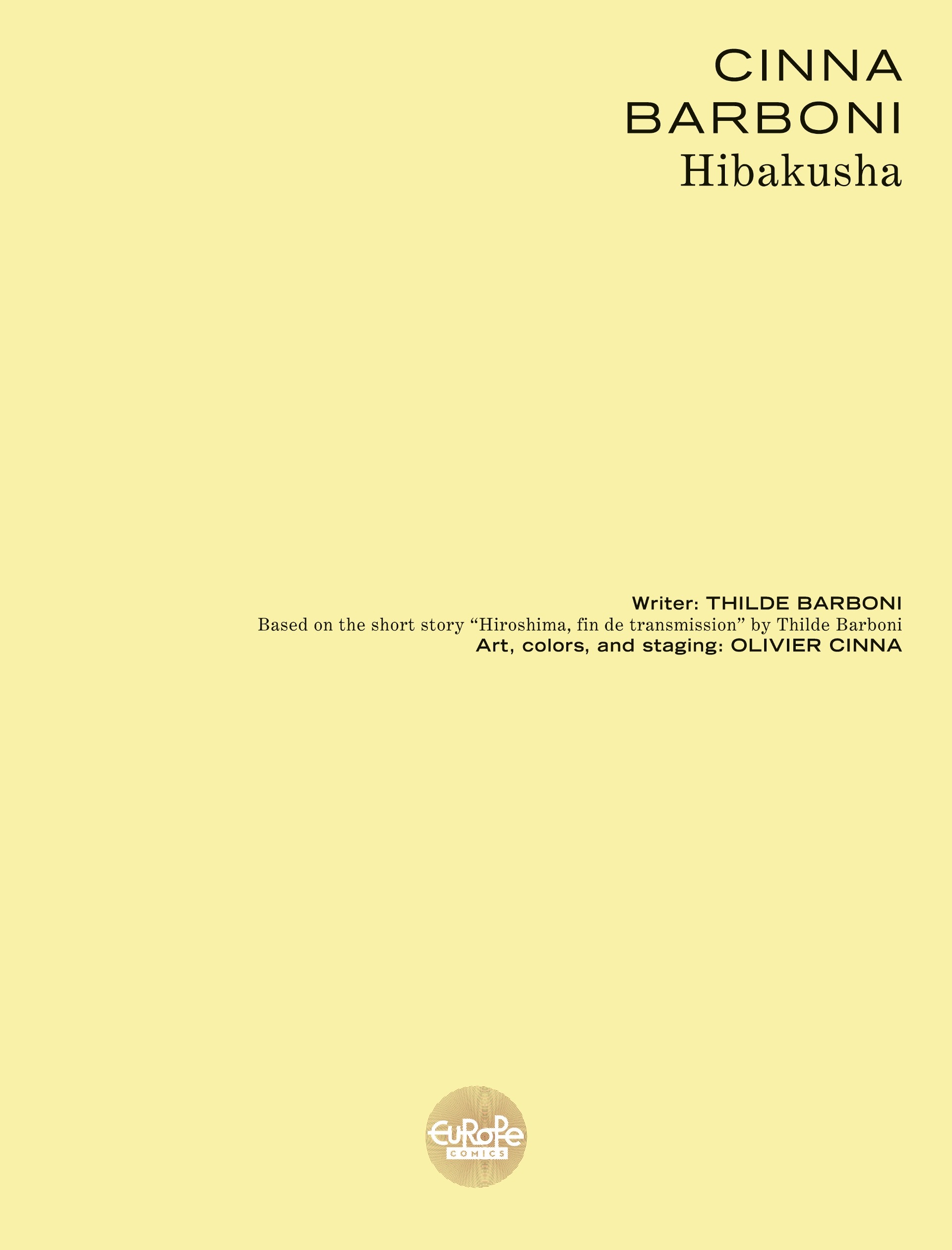 Read online Hibakusha comic -  Issue # Full - 3