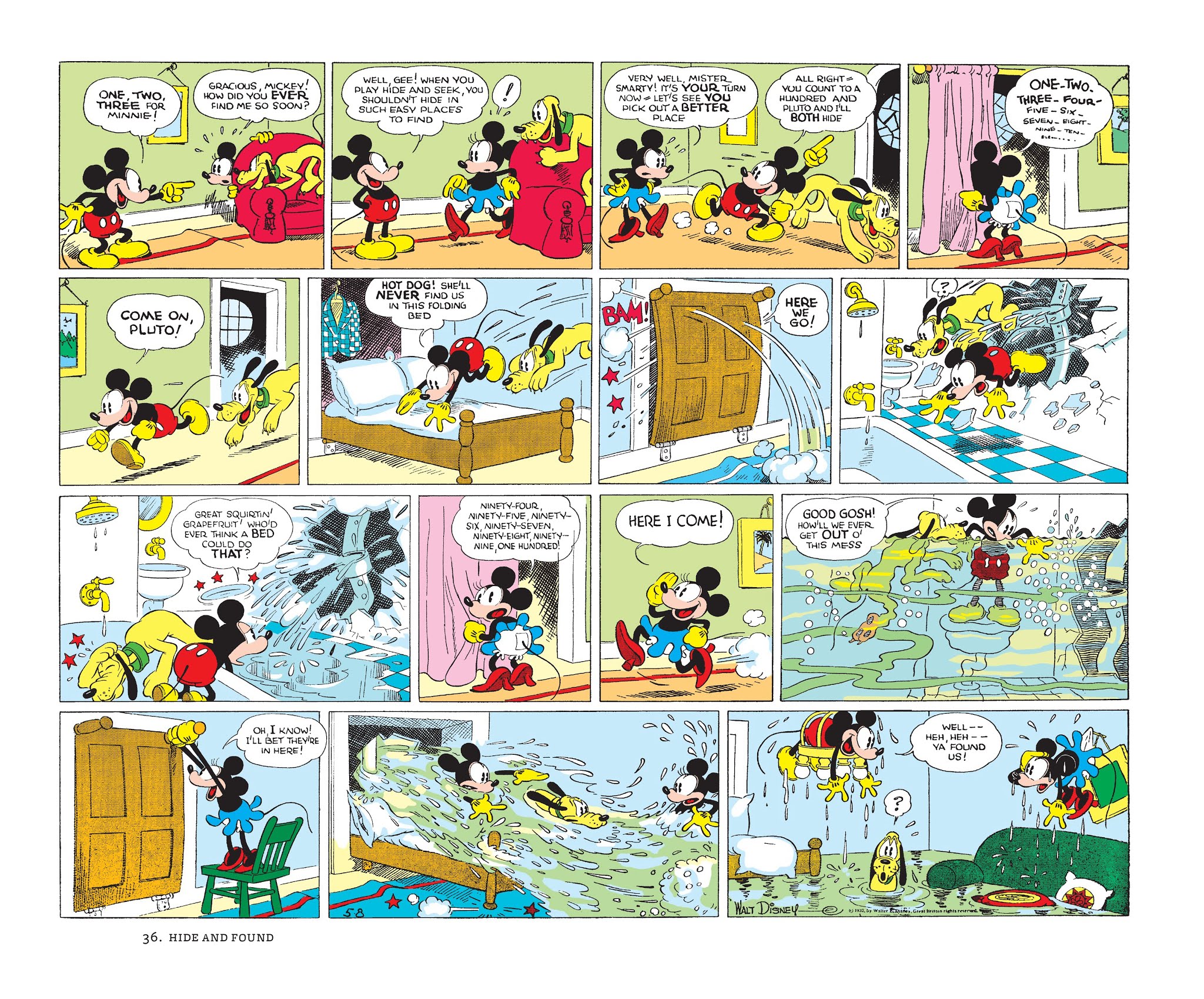 Read online Walt Disney's Mickey Mouse Color Sundays comic -  Issue # TPB 1 (Part 1) - 36