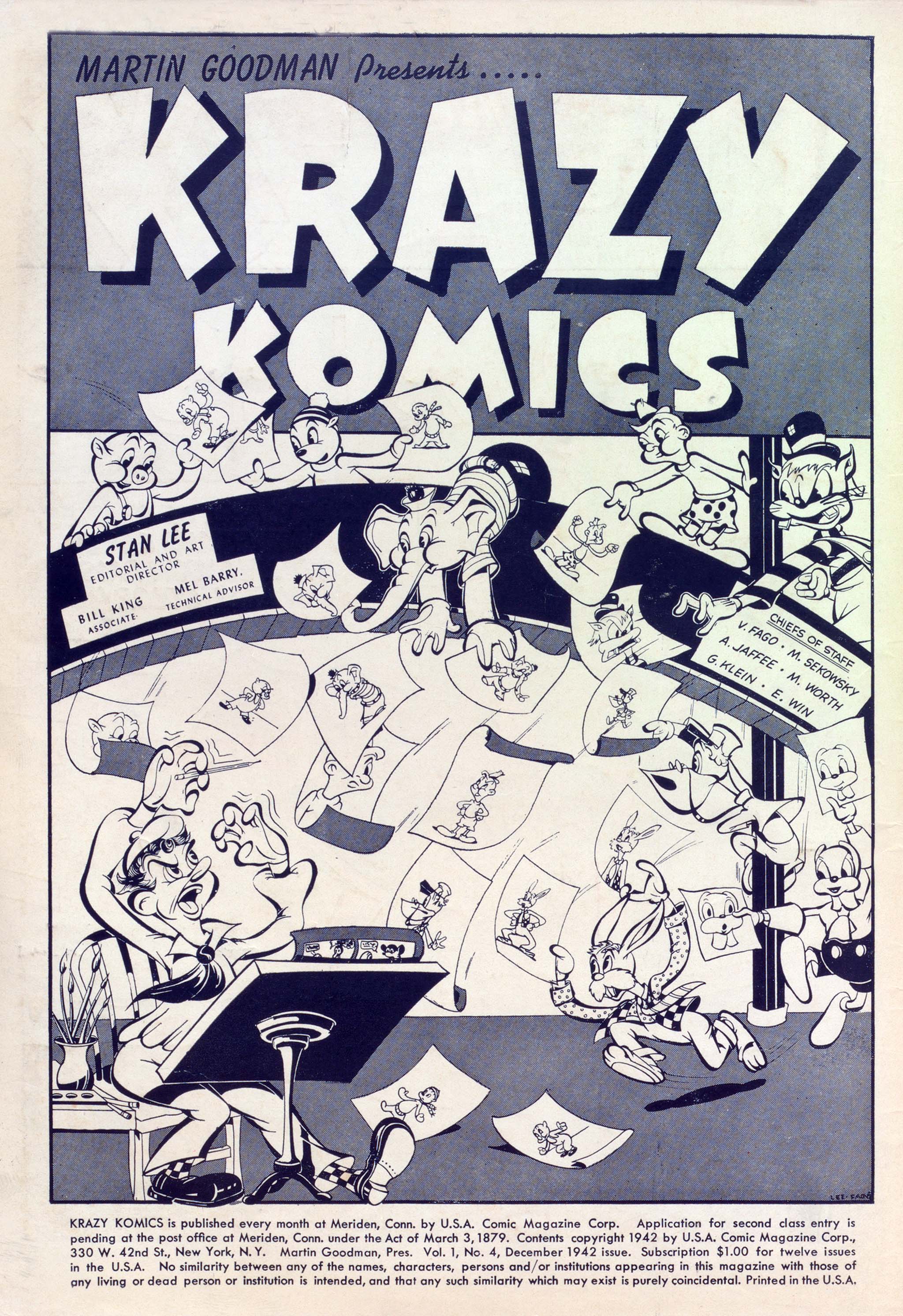 Read online Krazy Komics comic -  Issue #4 - 2