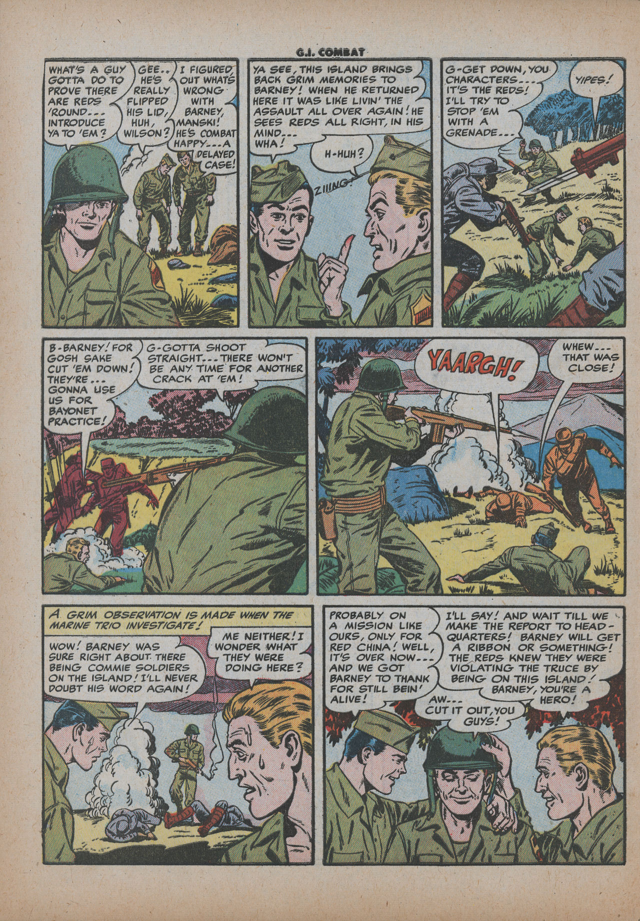 Read online G.I. Combat (1952) comic -  Issue #23 - 32