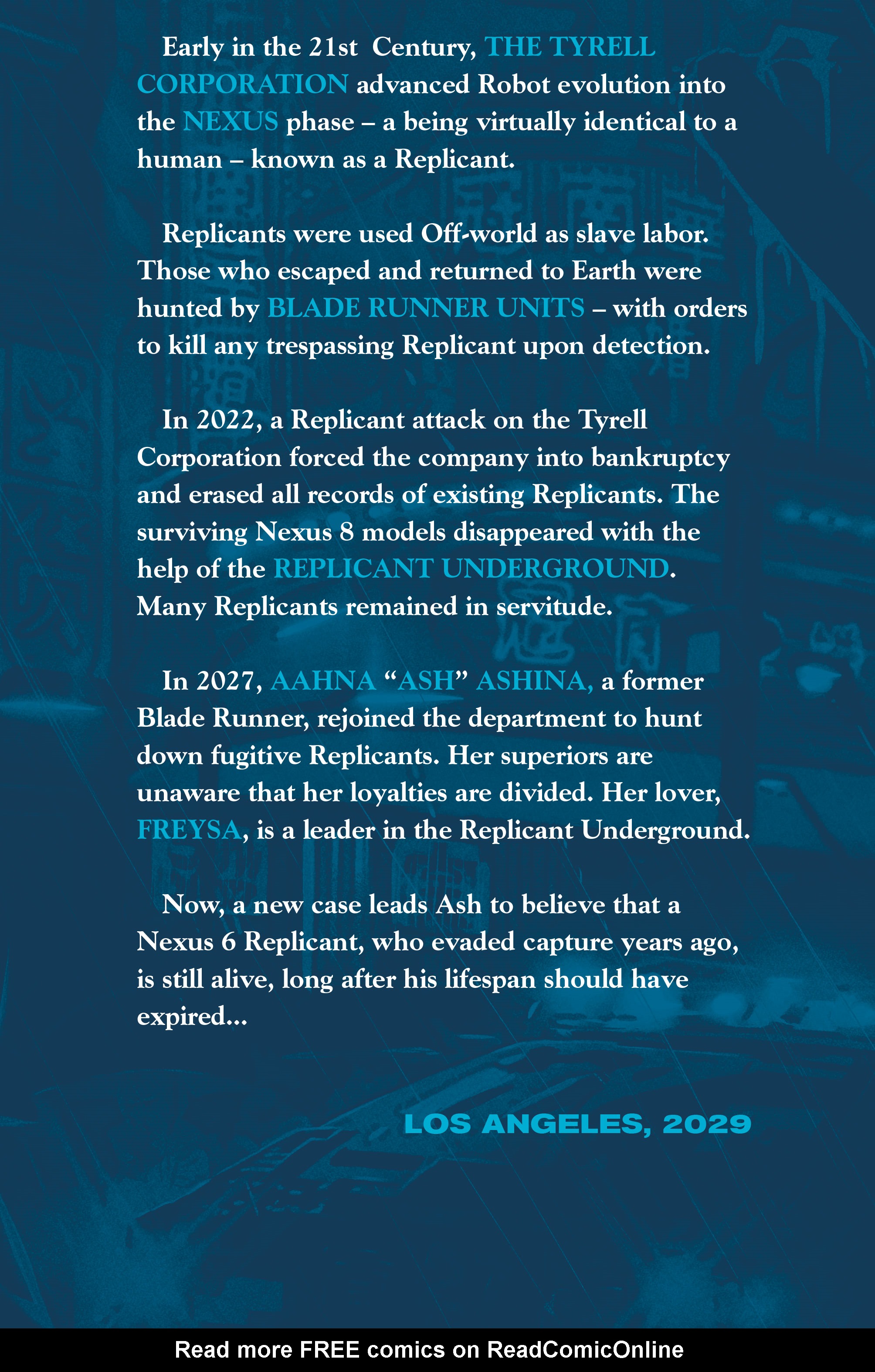 Read online Blade Runner 2029 comic -  Issue #2 - 6