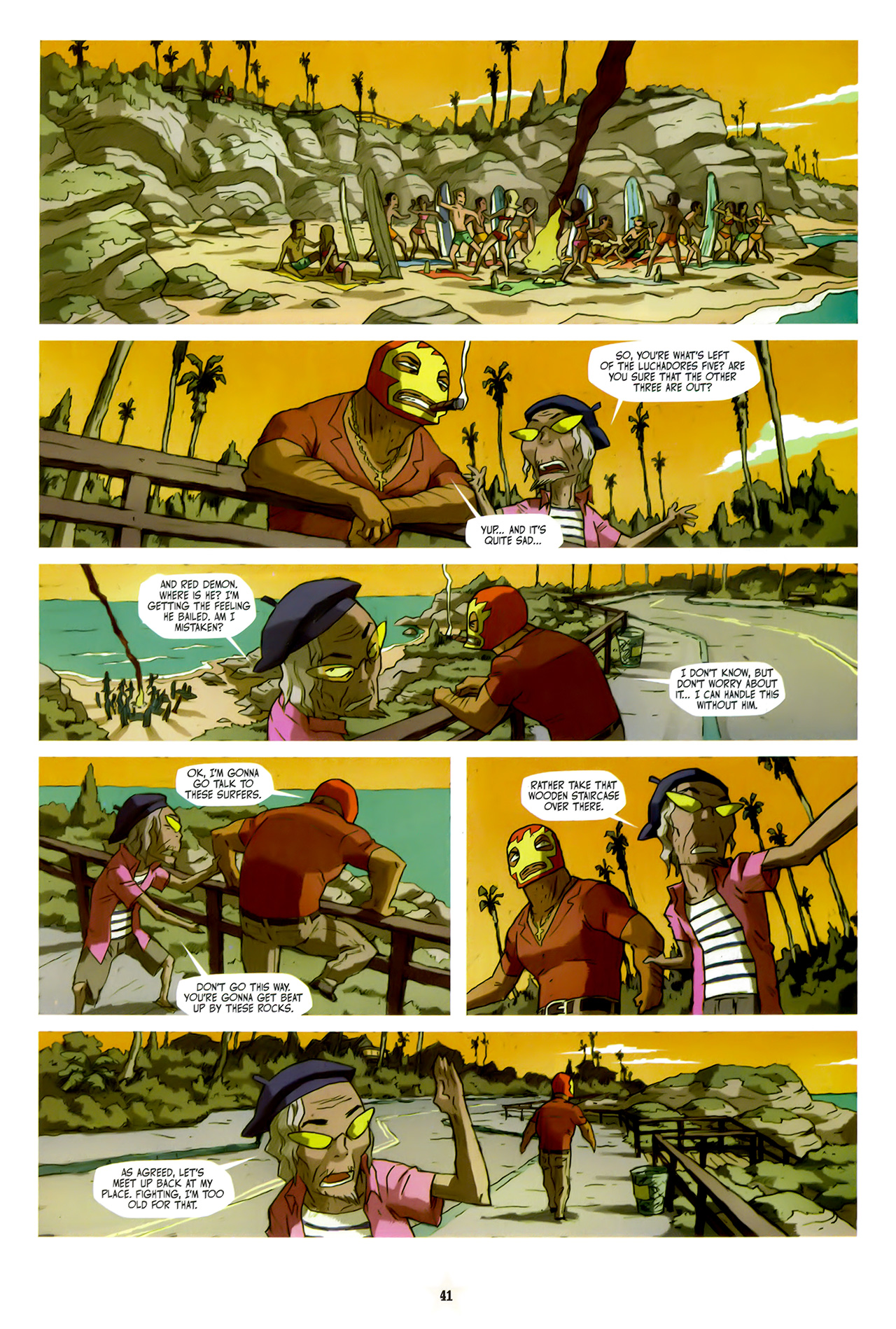 Read online Lucha Libre comic -  Issue #5 - 42