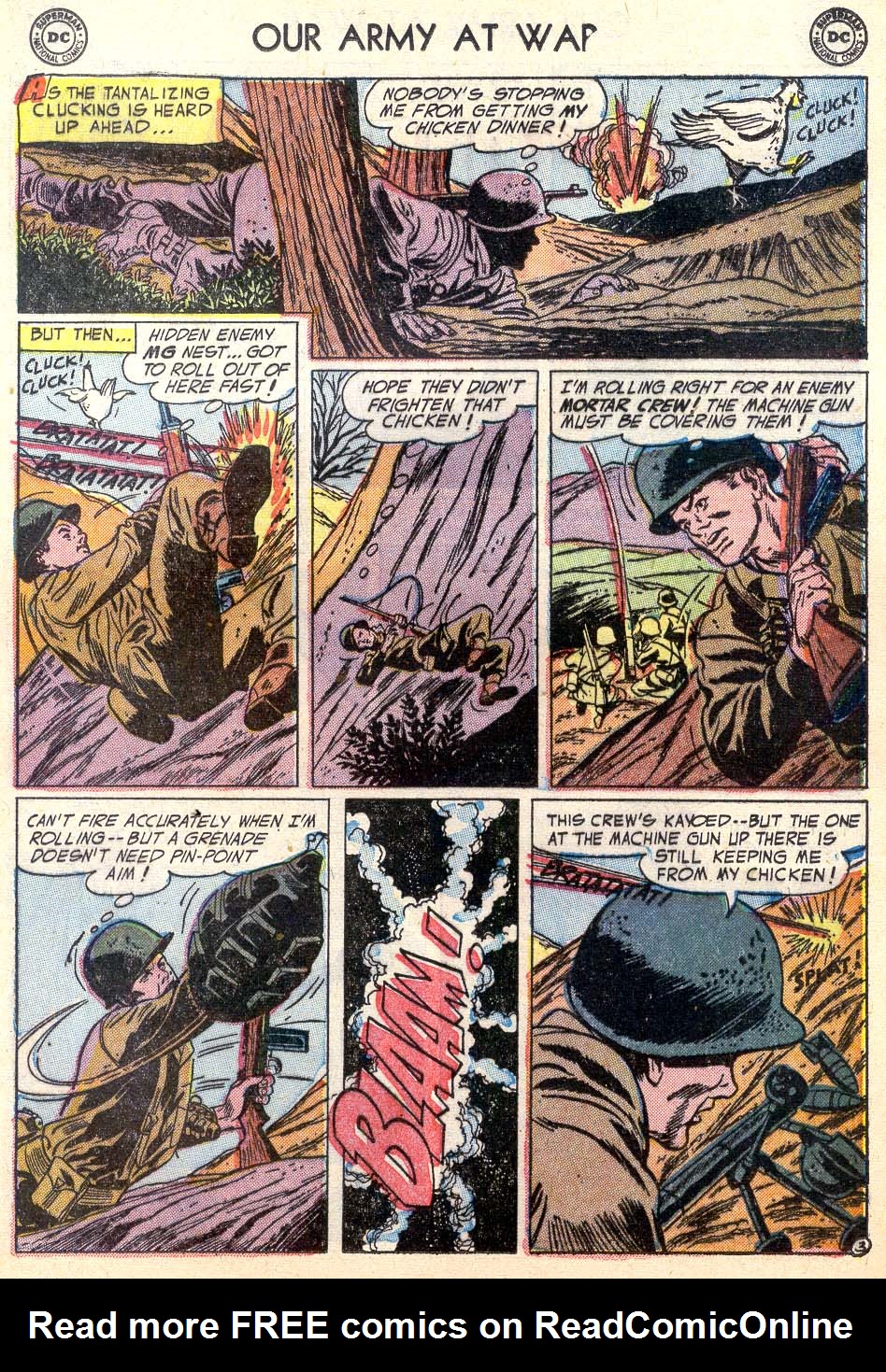 Read online Our Army at War (1952) comic -  Issue #32 - 21