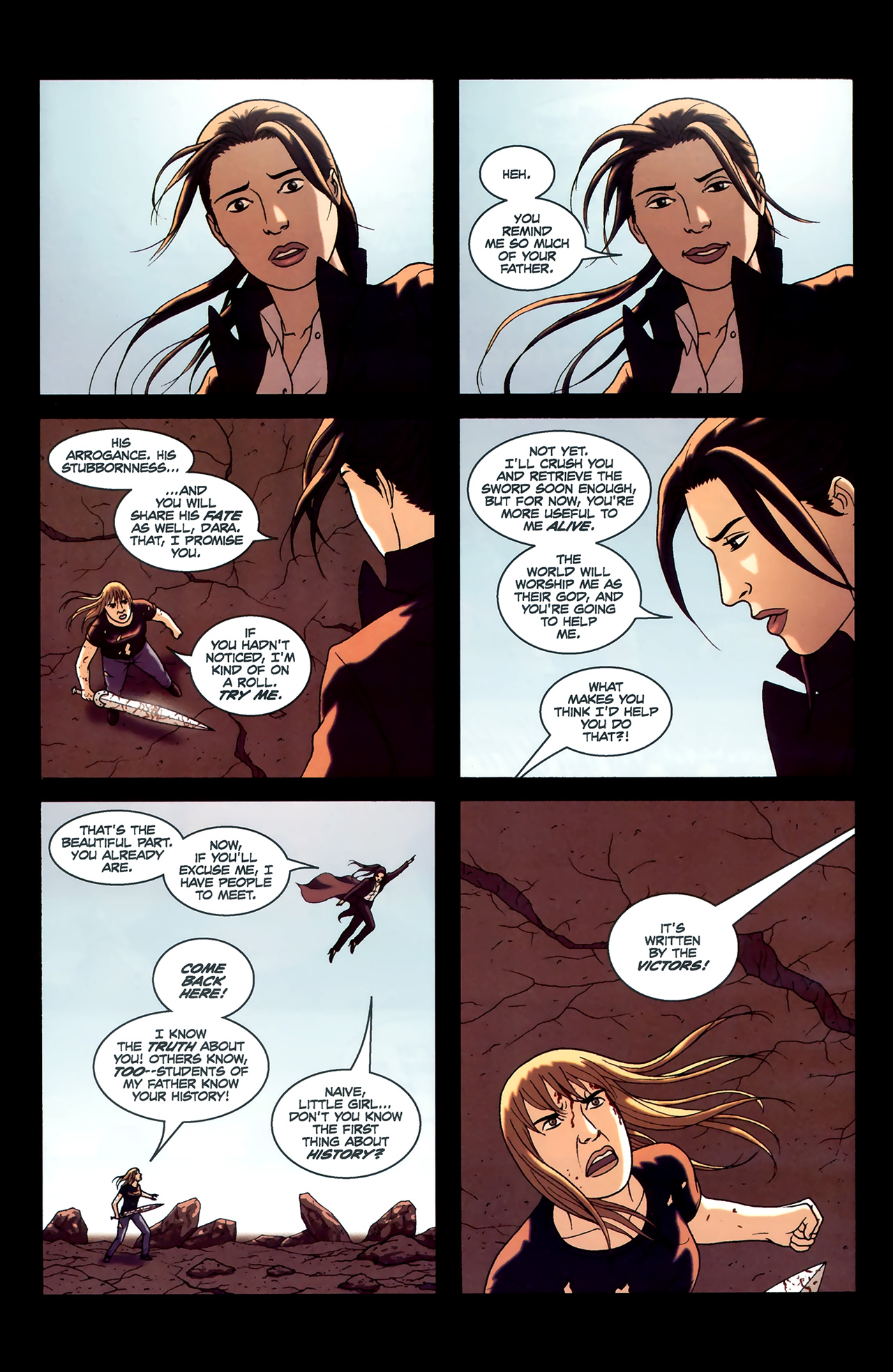 Read online The Sword comic -  Issue #18 - 21