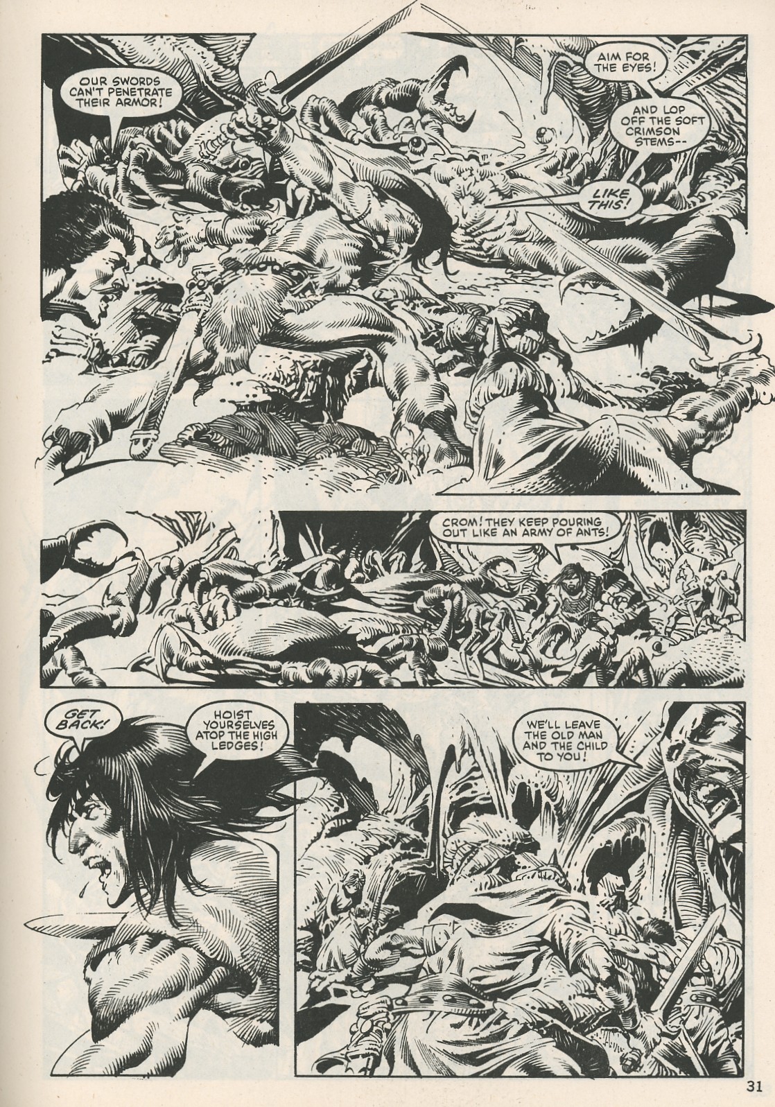 Read online The Savage Sword Of Conan comic -  Issue #114 - 31