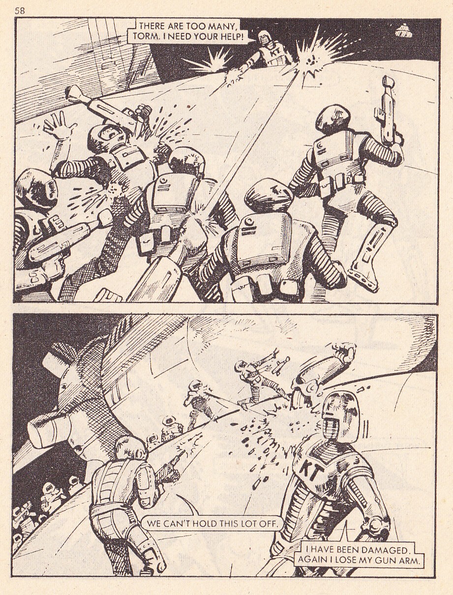 Read online Starblazer comic -  Issue #37 - 58