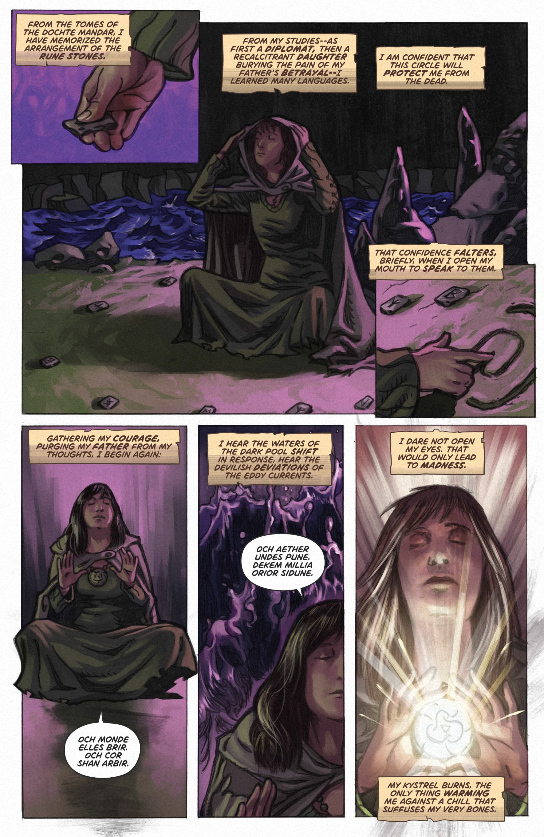 Read online Muirwood: The Lost Abbey comic -  Issue #4 - 21