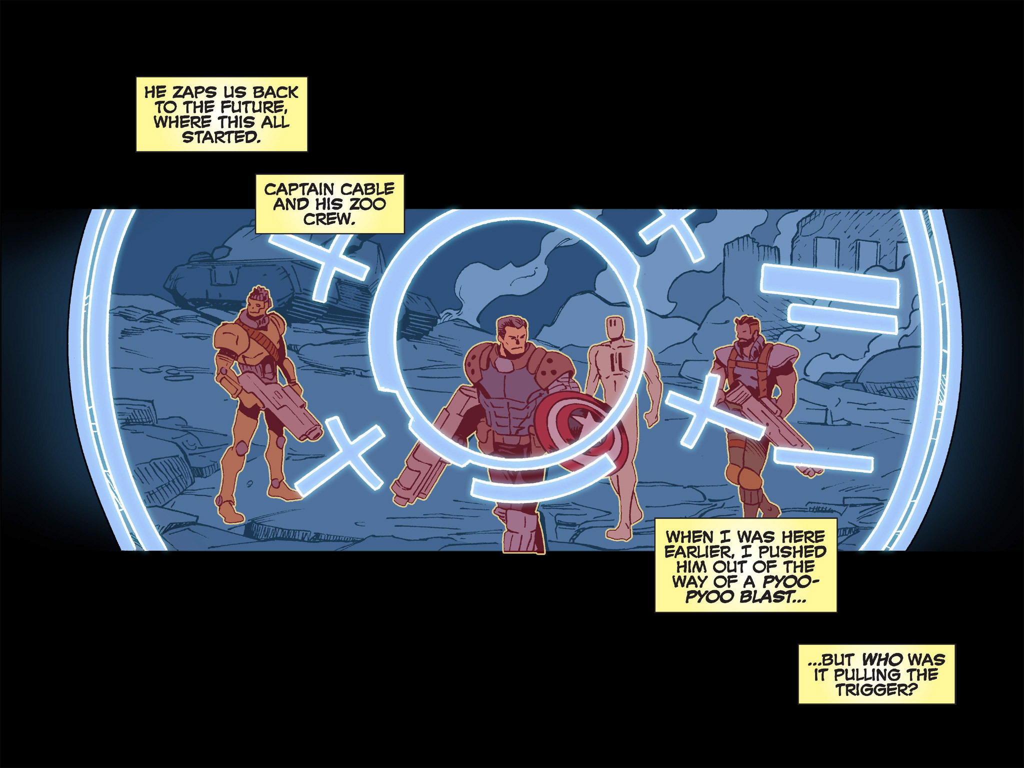 Read online Deadpool & Cable: Split Second Infinite Comic comic -  Issue #5 - 57