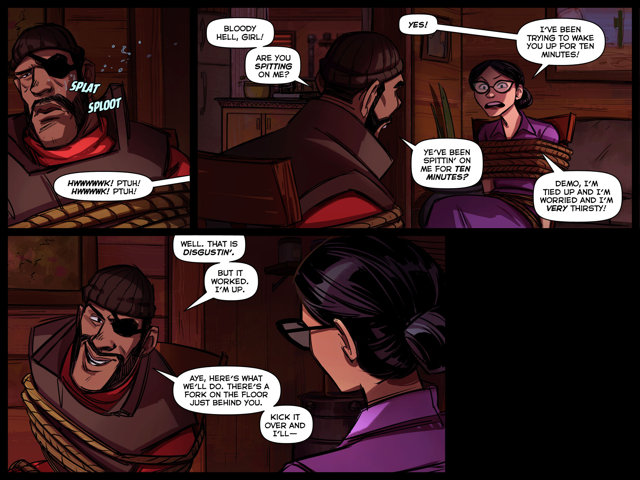 Read online Team Fortress 2 comic -  Issue #4 - 59