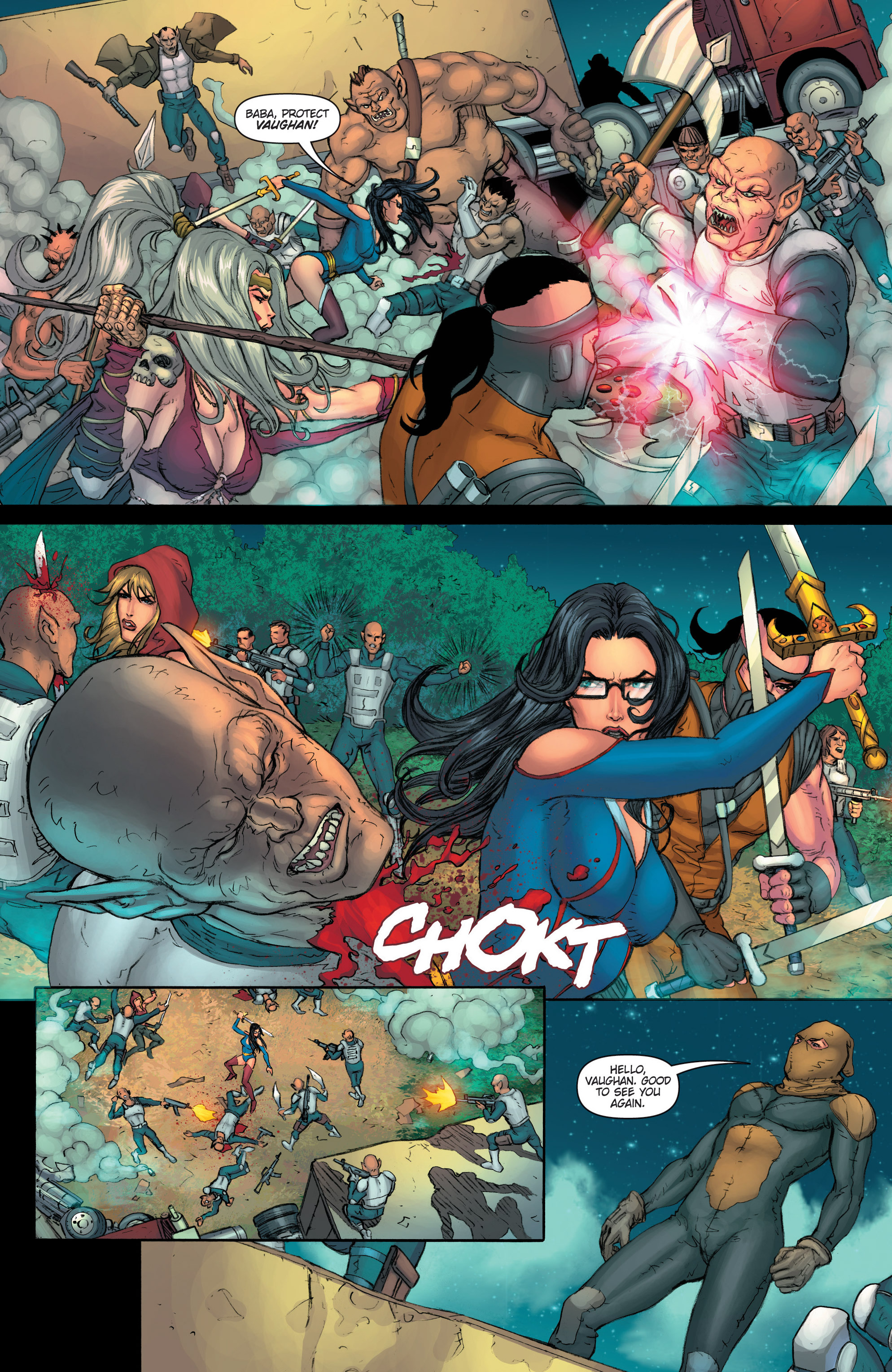 Read online Realm War comic -  Issue #3 - 5