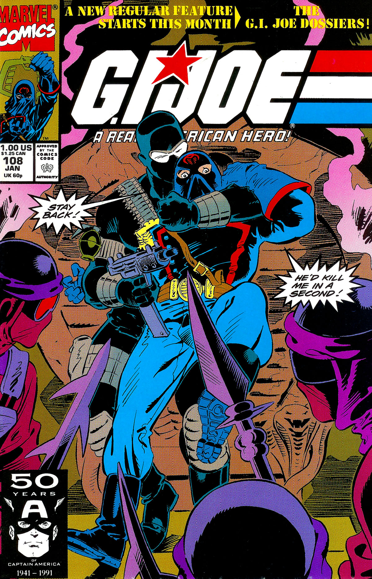 Read online G.I. Joe: A Real American Hero comic -  Issue #108 - 1