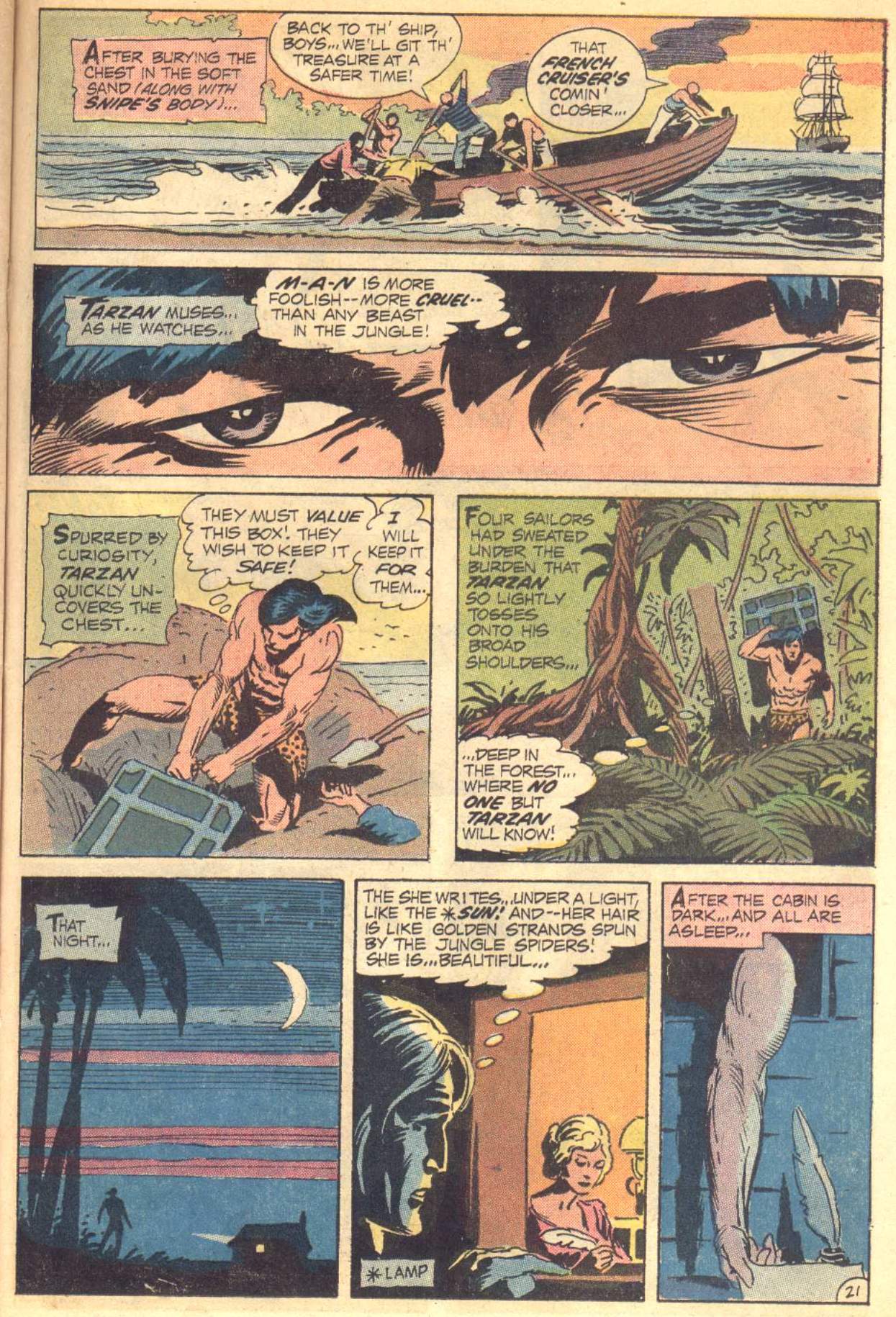 Read online Tarzan (1972) comic -  Issue #209 - 21
